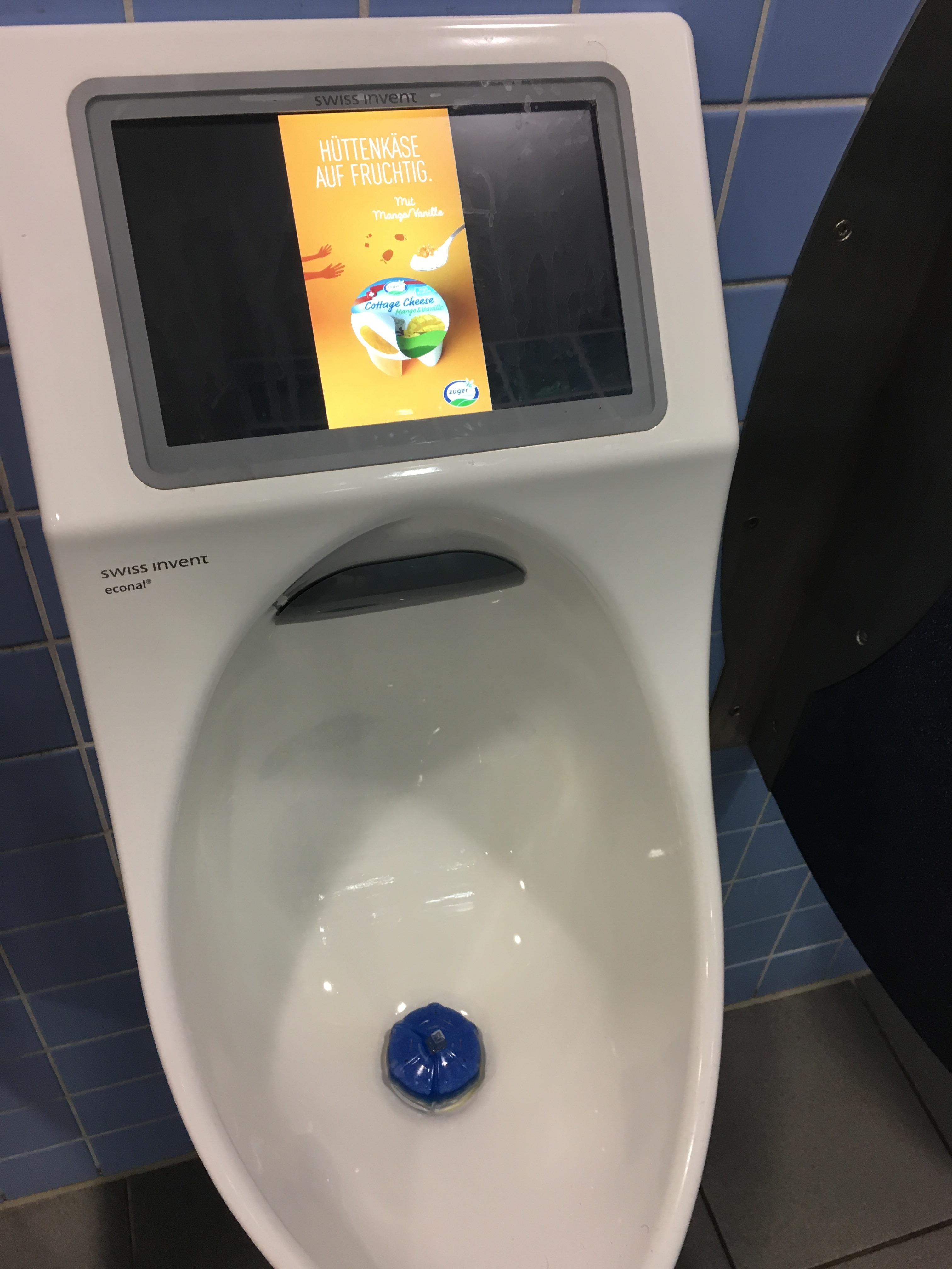 Let’s use these environment friendly waterless urinals, but let’s put