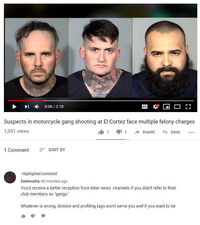 To defend the good name of motorcycle clubs therewasanattempt