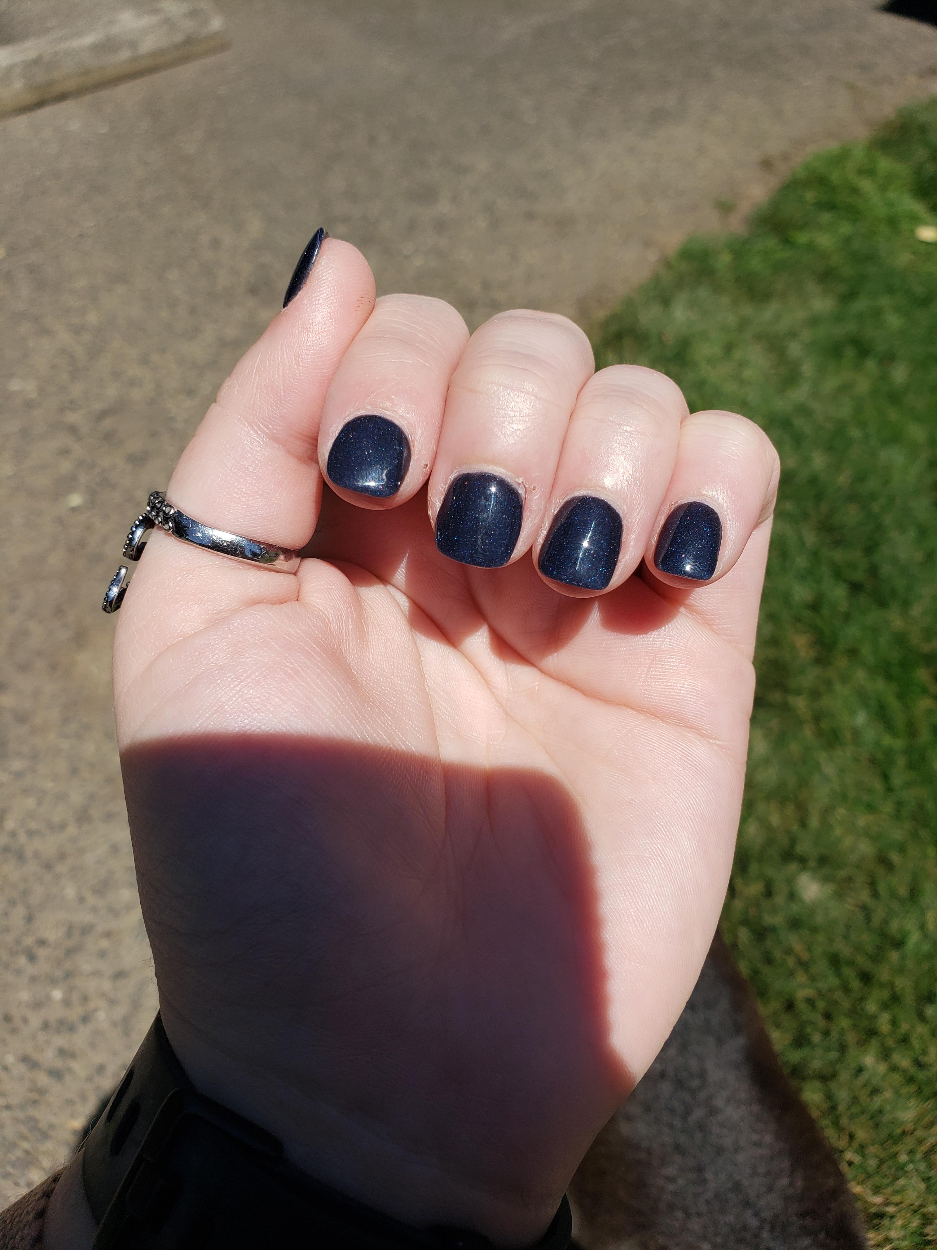 For the first time ever I had to have my natural nails shortened