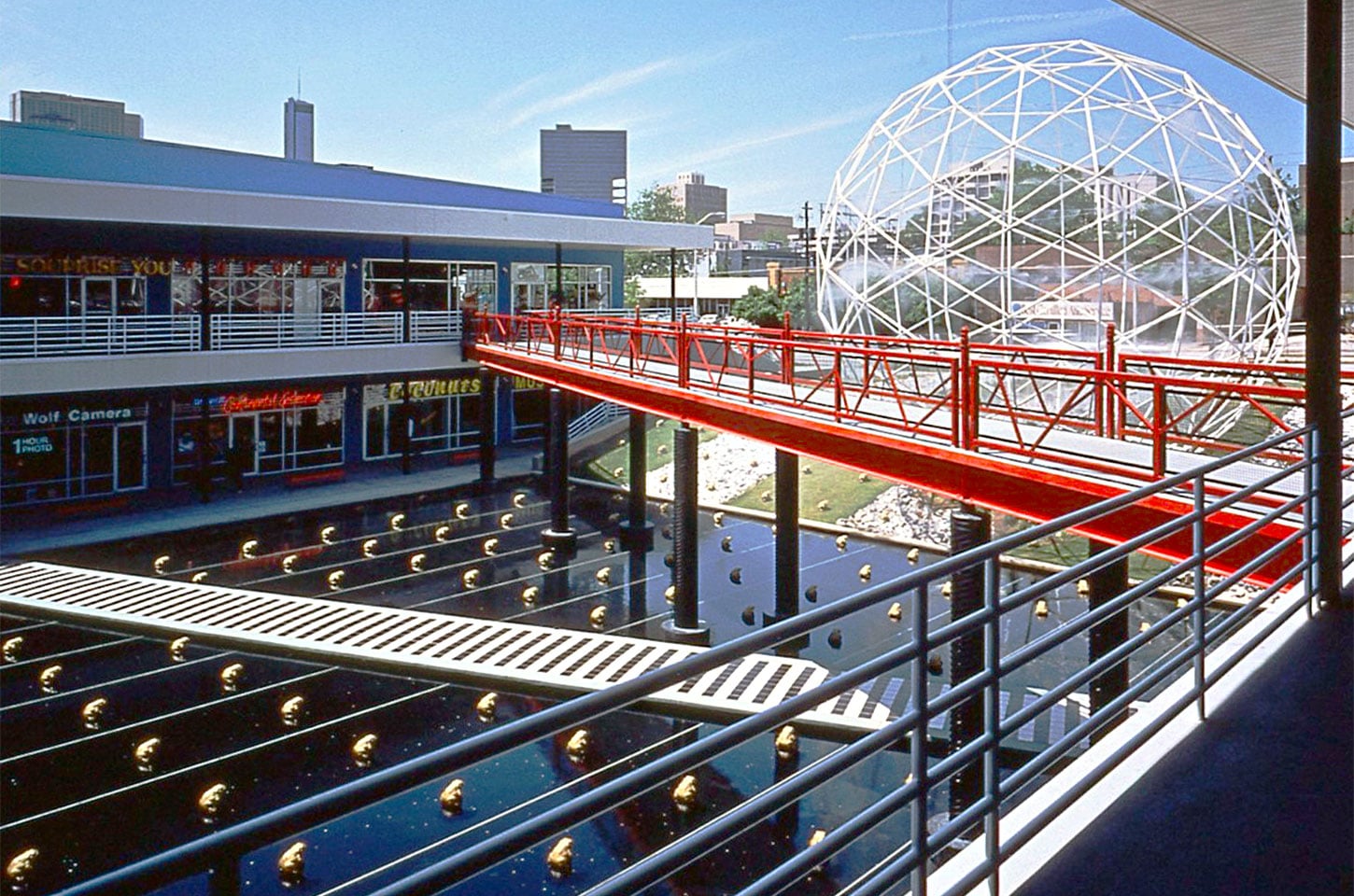 Another view of the Late Rio Shopping Center (the geodesic globe was