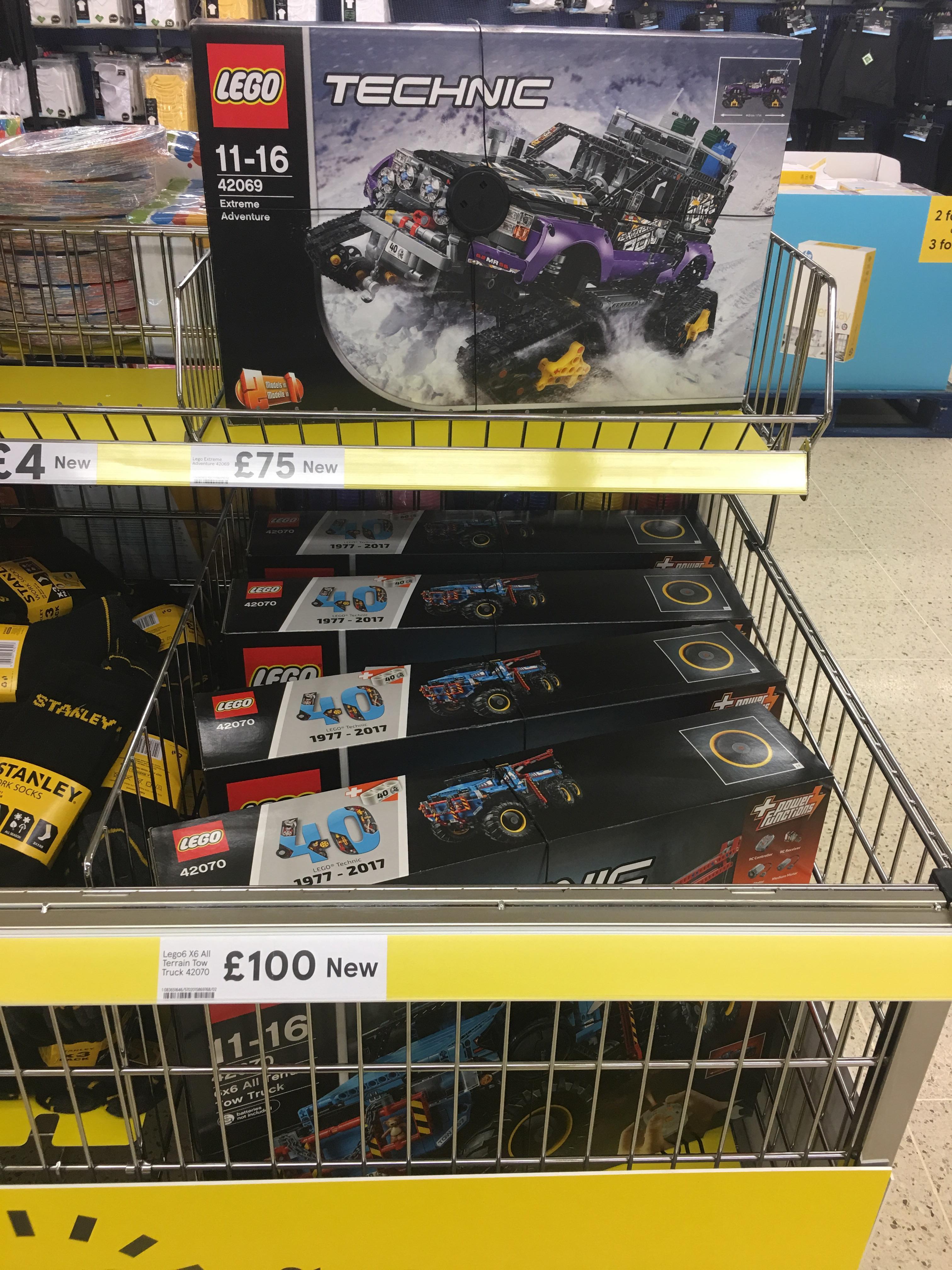 Found 2 good deals on Lego Technic sets if anyone is interested (Tesco