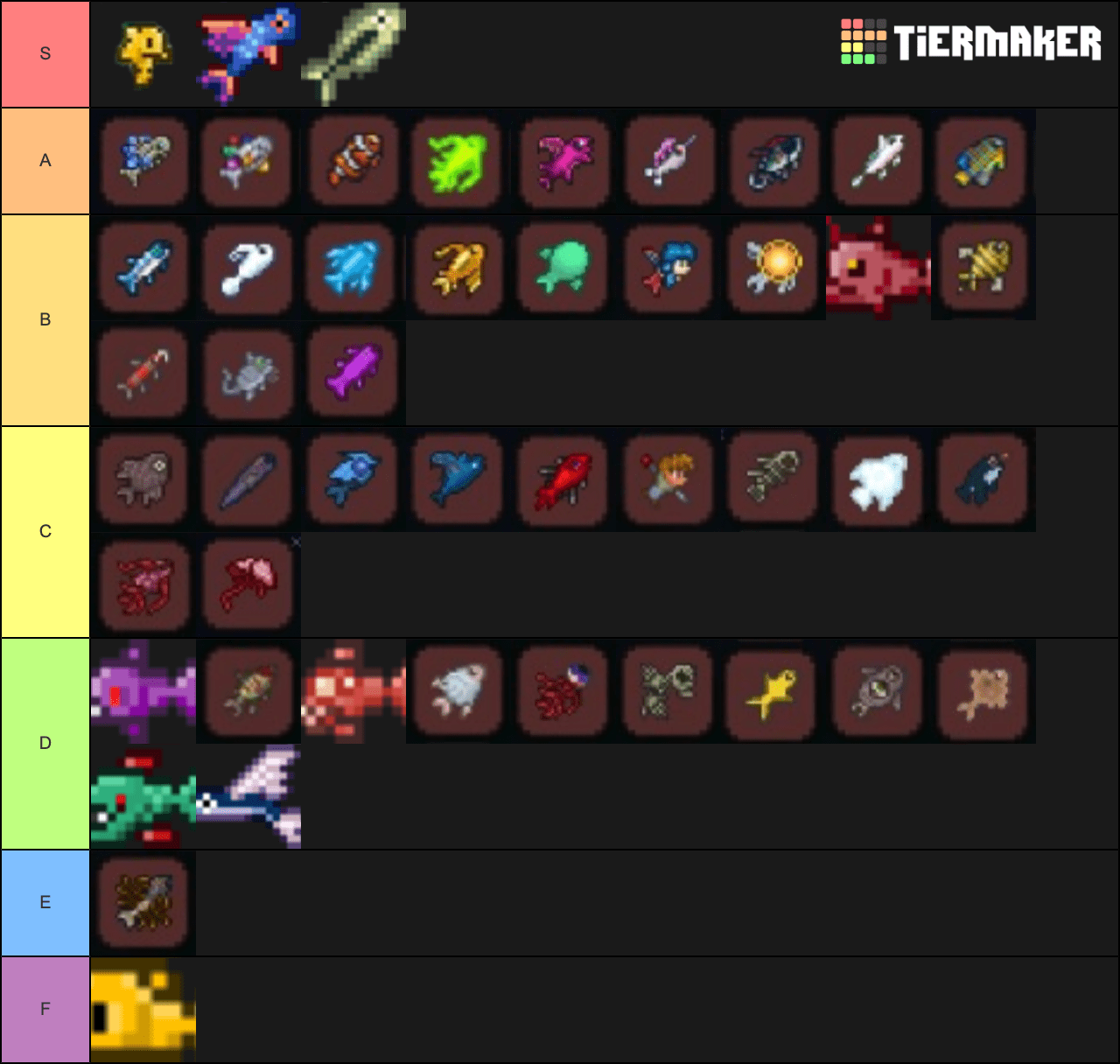 Terraria accessories tier list