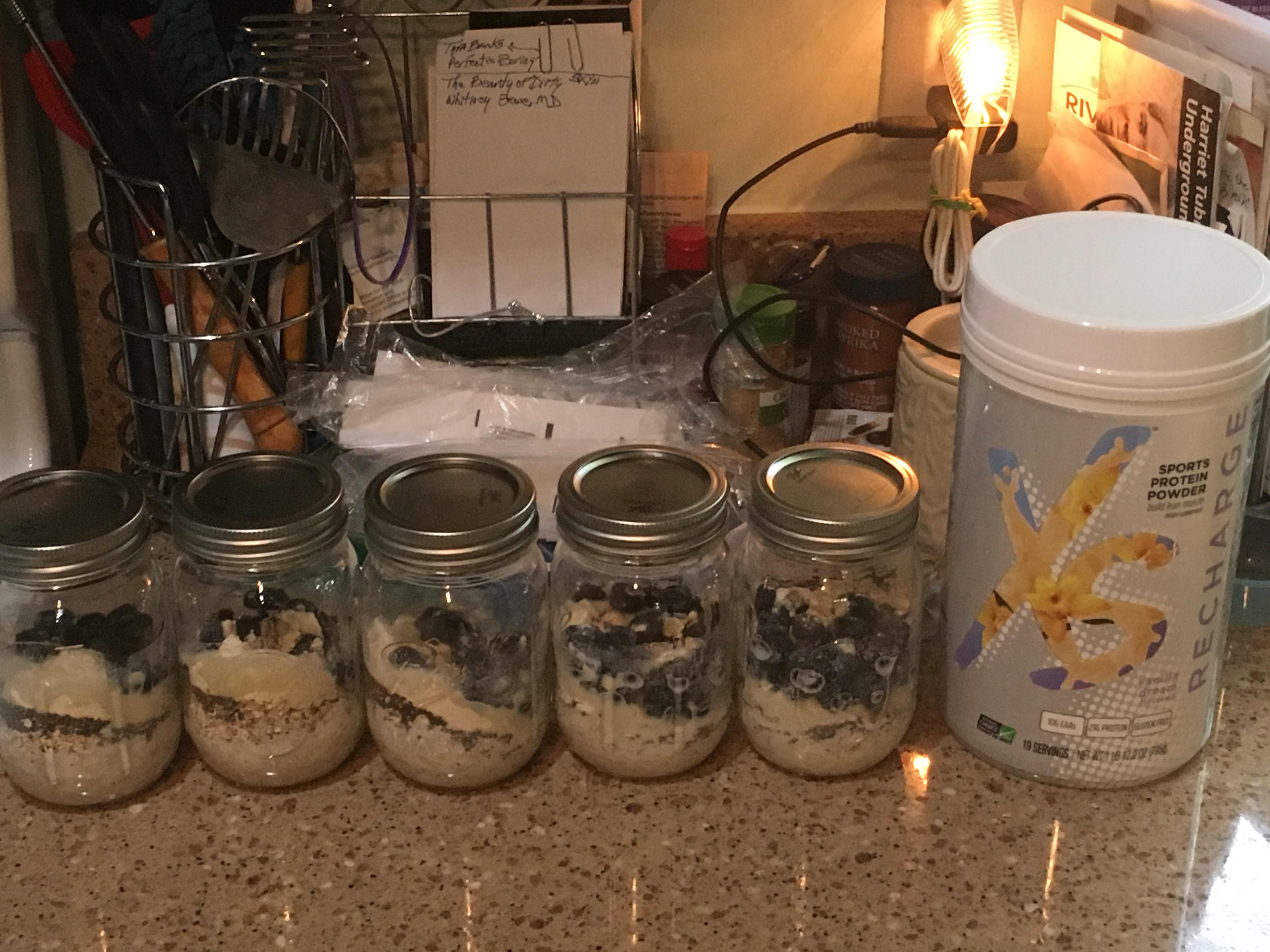 Overnight Protein Oats r/MealPrepSunday