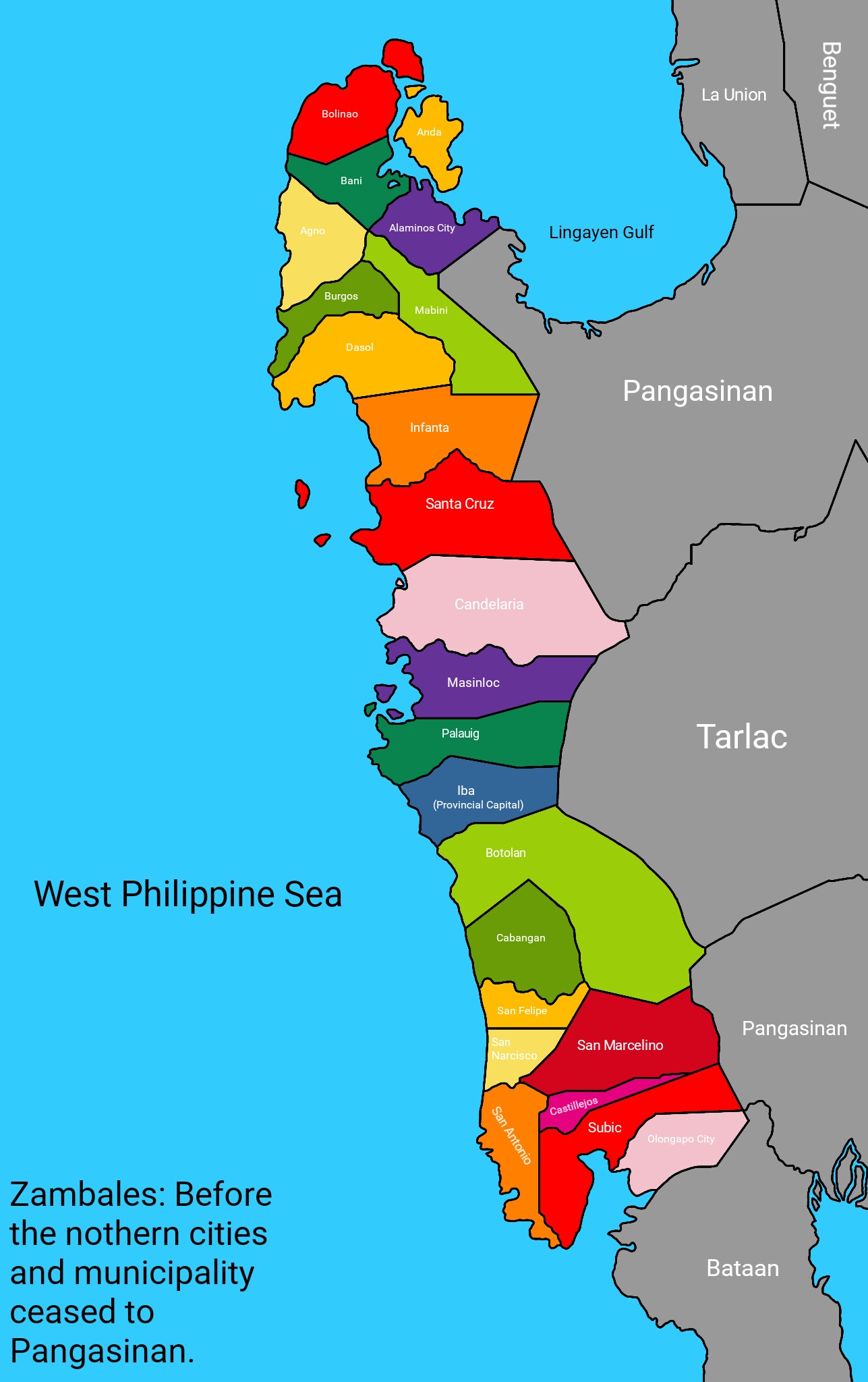 Before November 15, 1903, 8 Municipalities including Alaminos City were