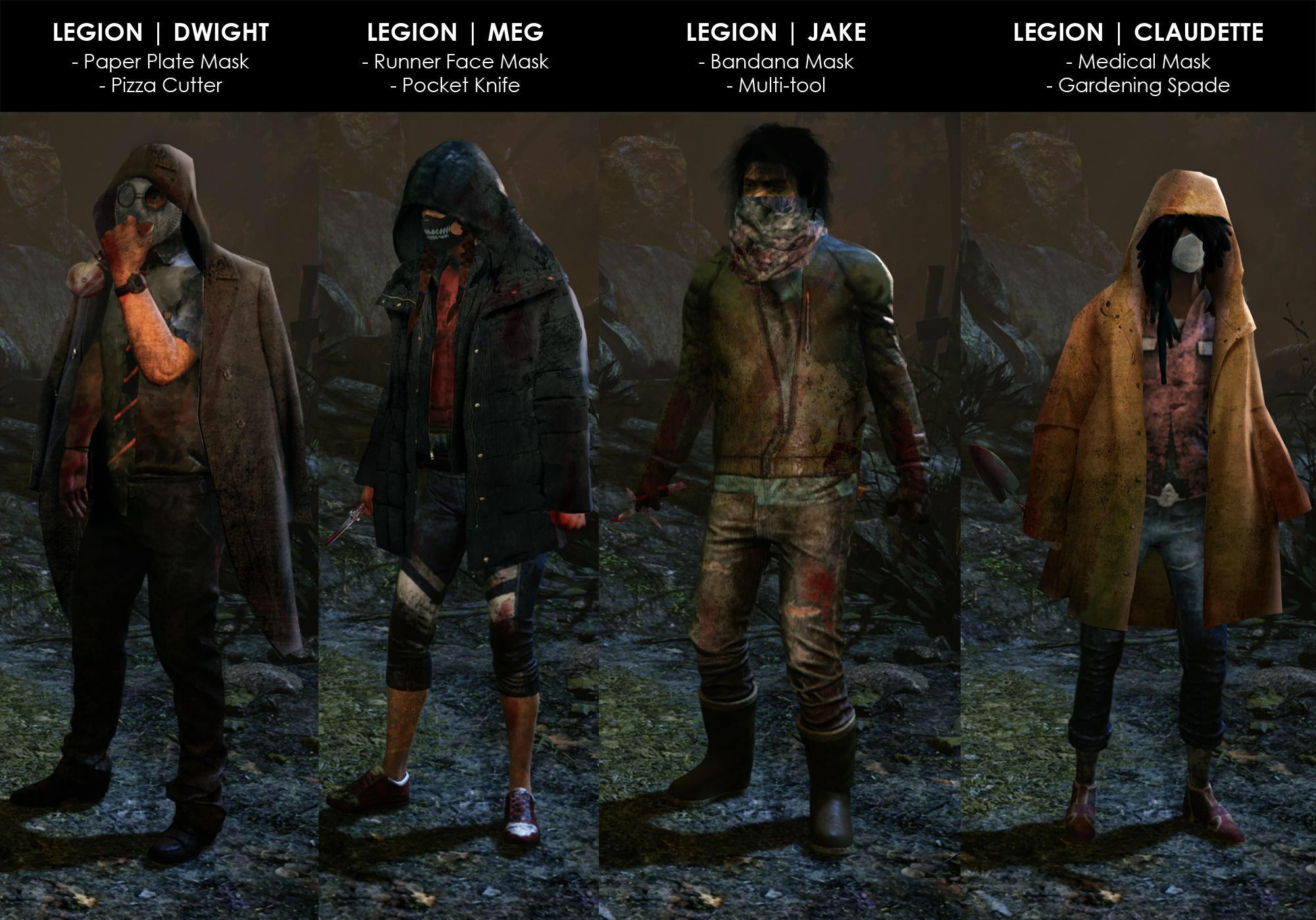 I’d still love to see these edits of the survivors as Legion skins made