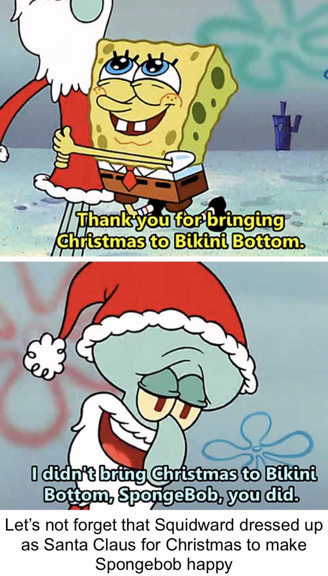 Merry Christmas and Happy Holidays r/BikiniBottomTwitter