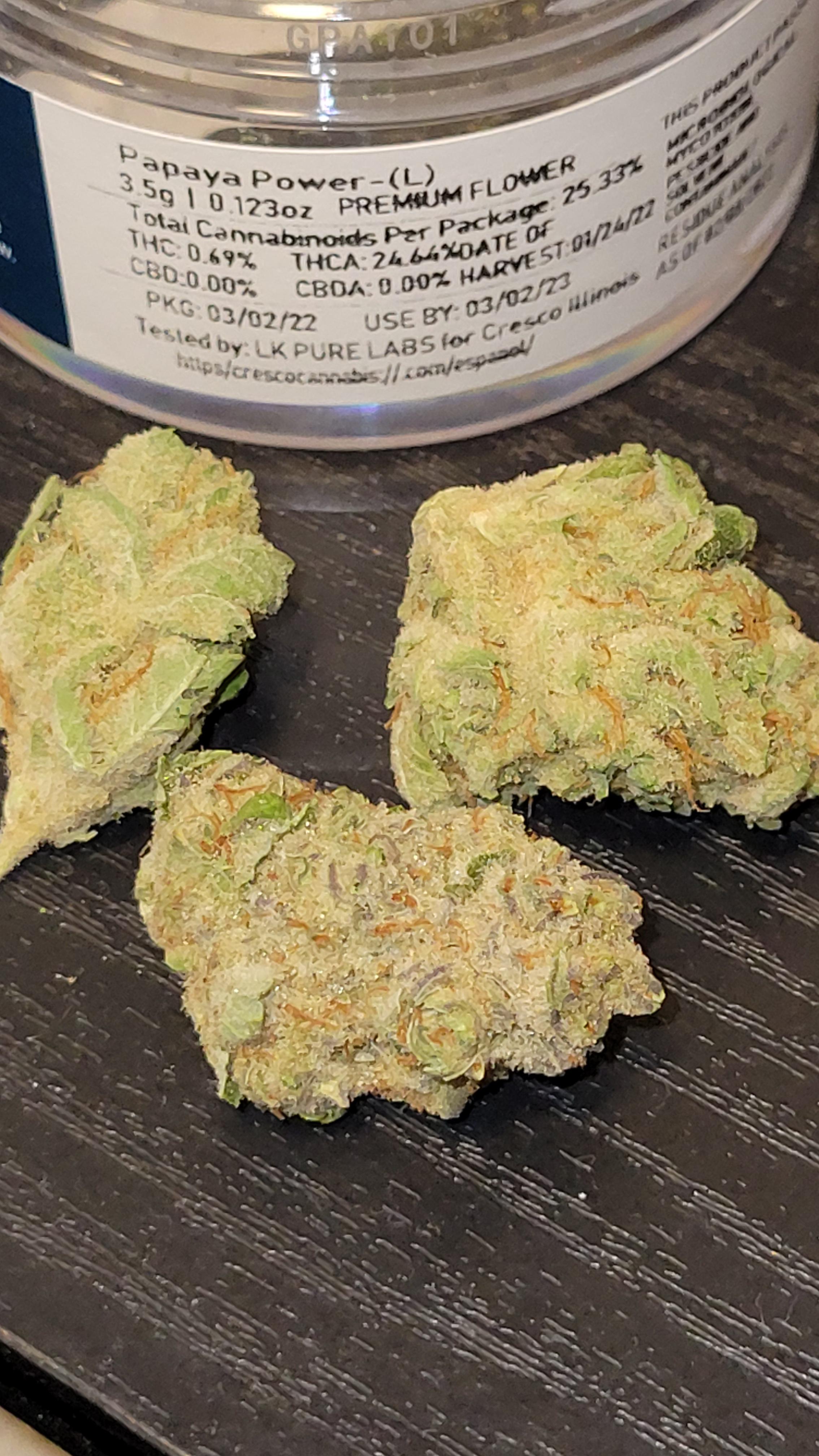 this Papaya power might be my favorite new strain this year so far r