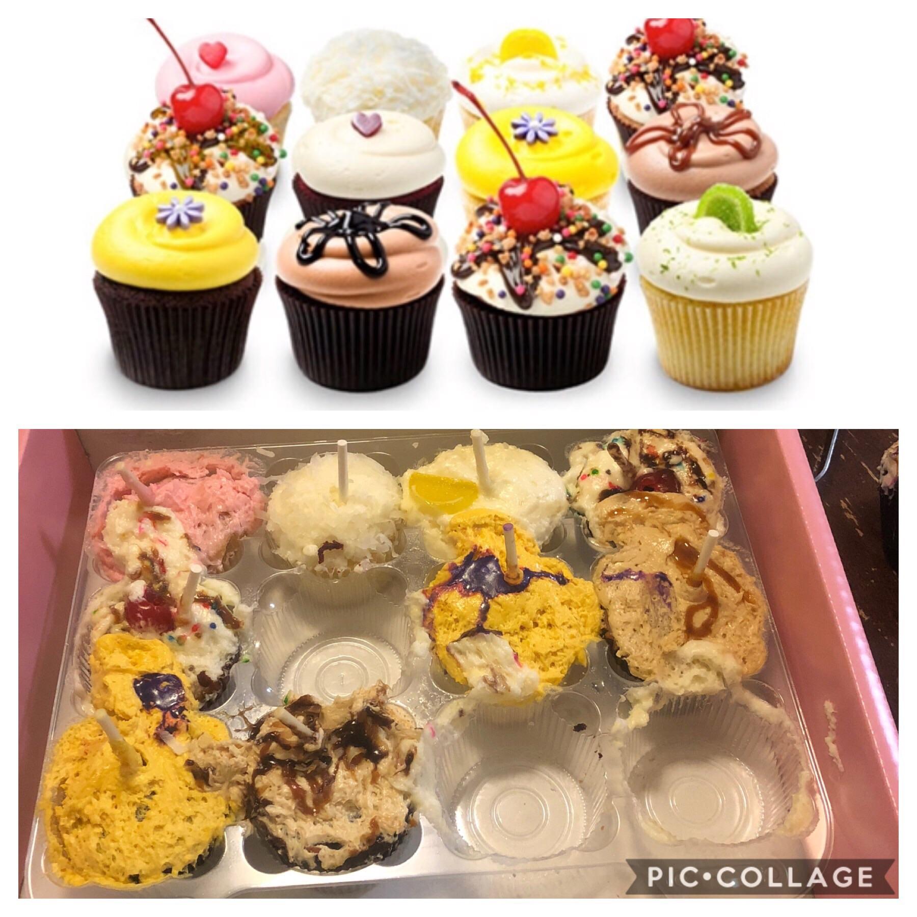 I ordered cupcakes to be delivered to my daughter for her birthday (she
