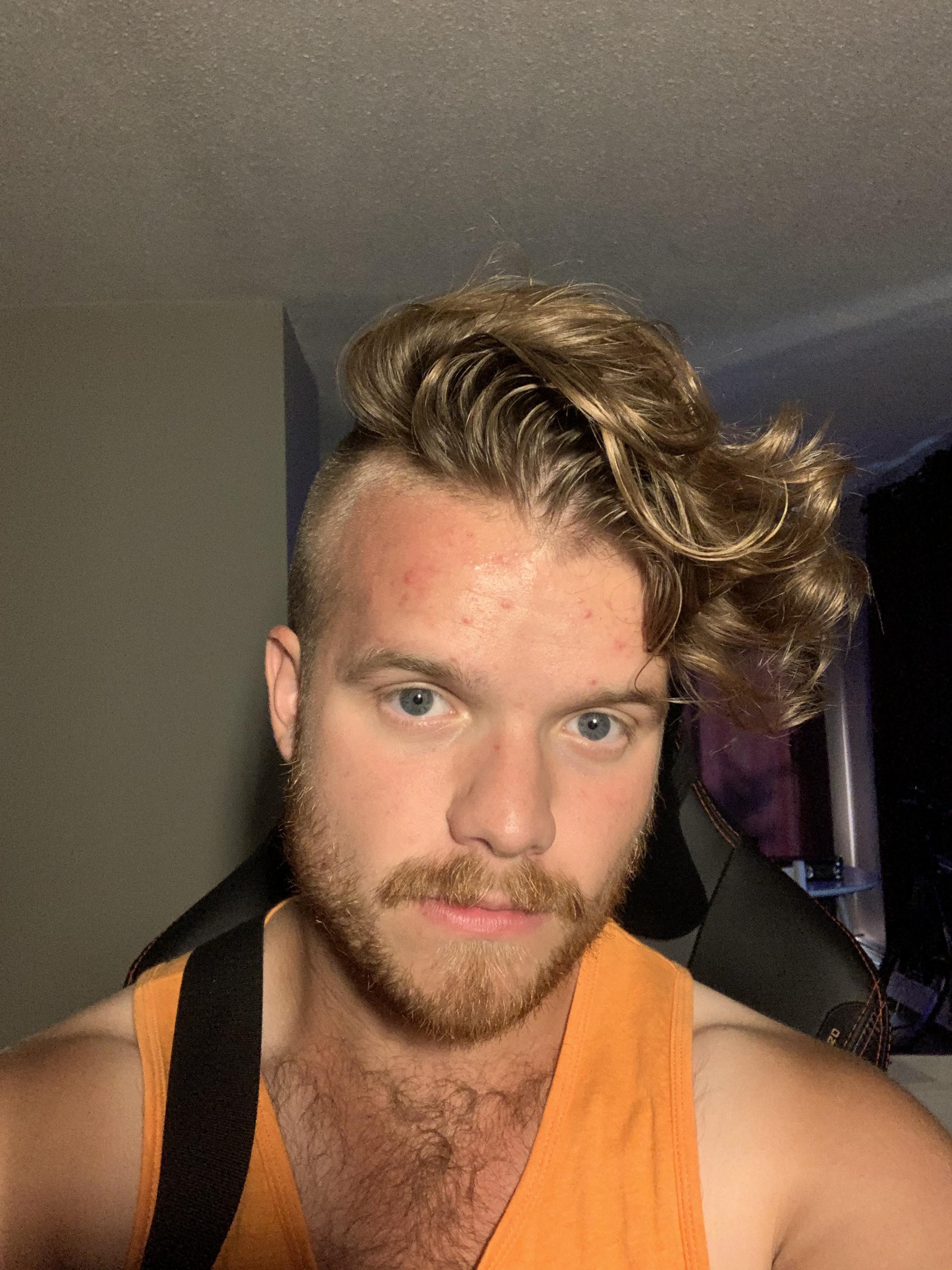 This is my hair after a shower if I don’t blow dry it with lots of heat