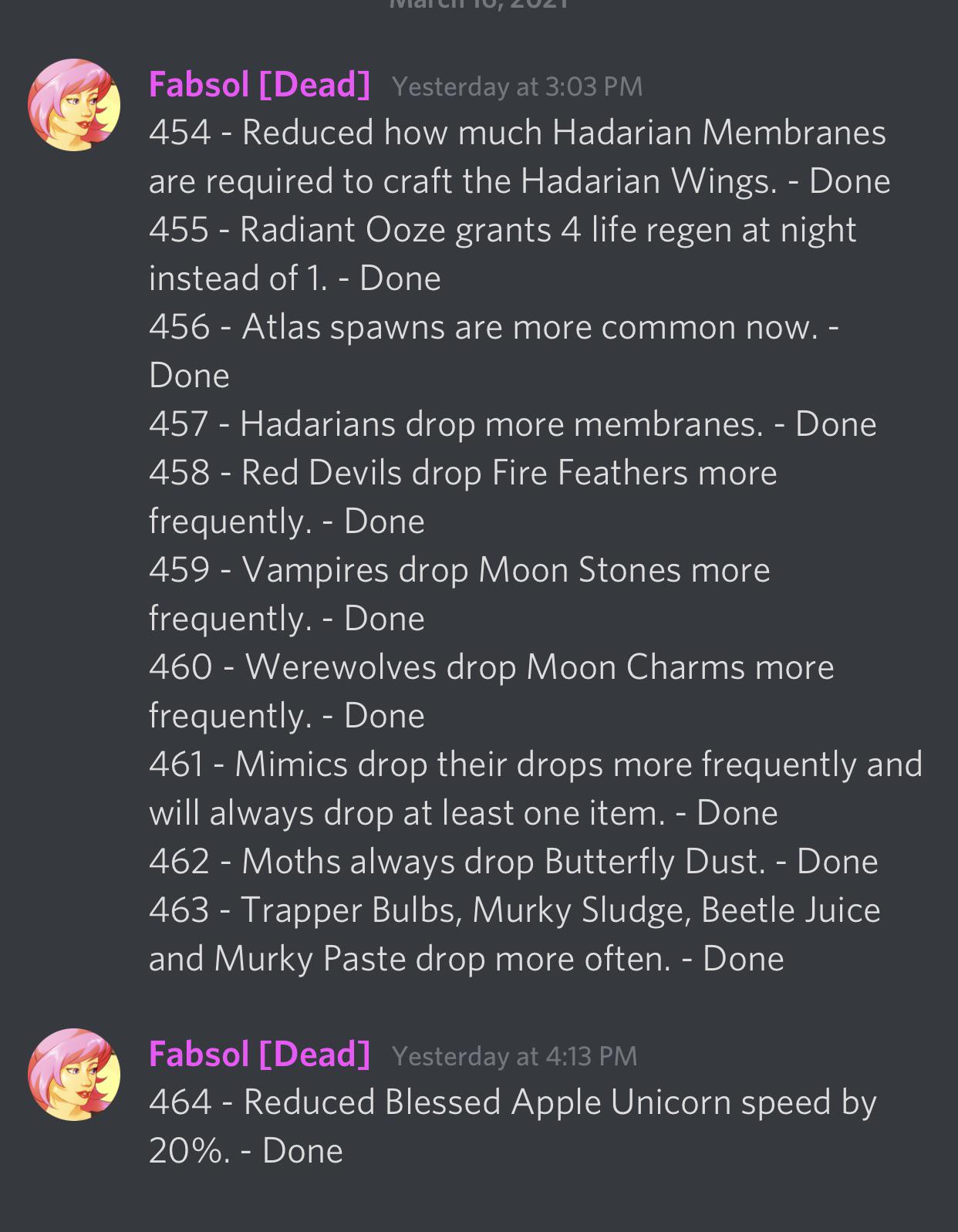 Update logs 2 electric boogaloo r/CalamityMod