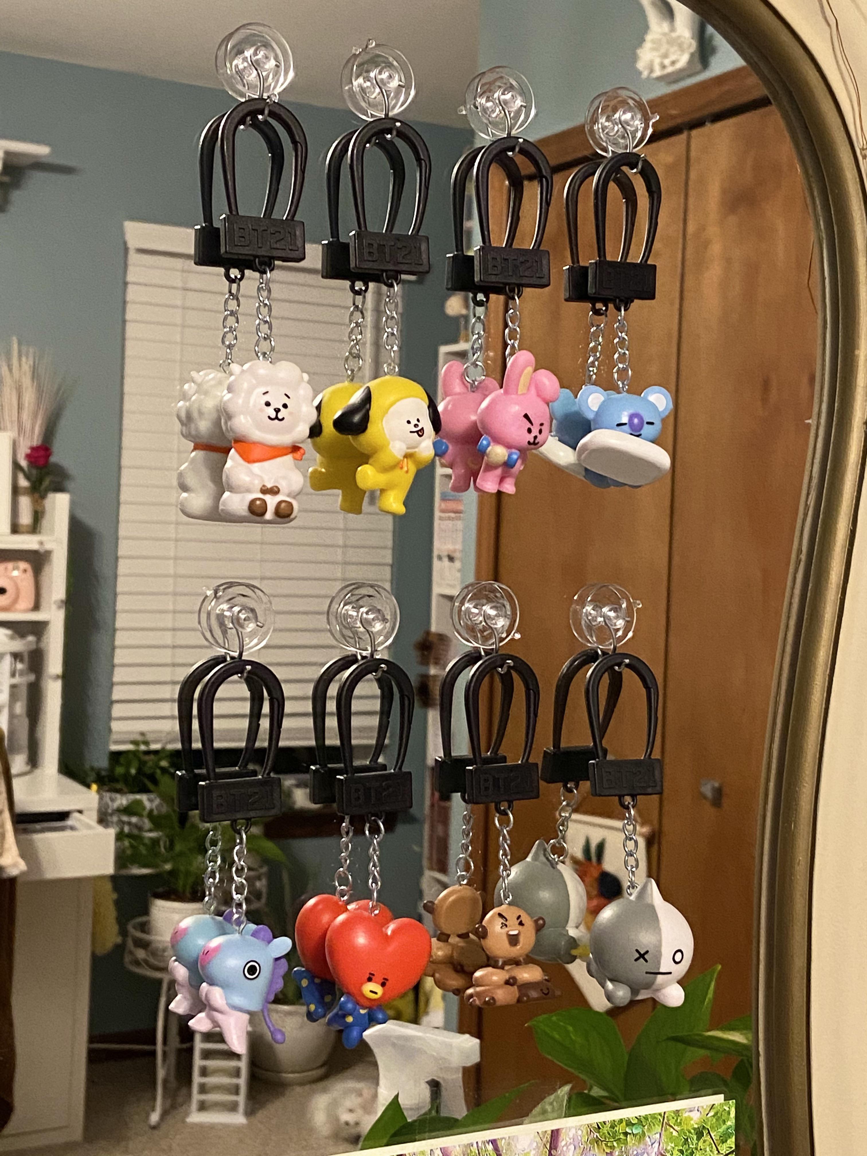 Finally collected all of the BT21 Backpack Buddies blindbag key chains