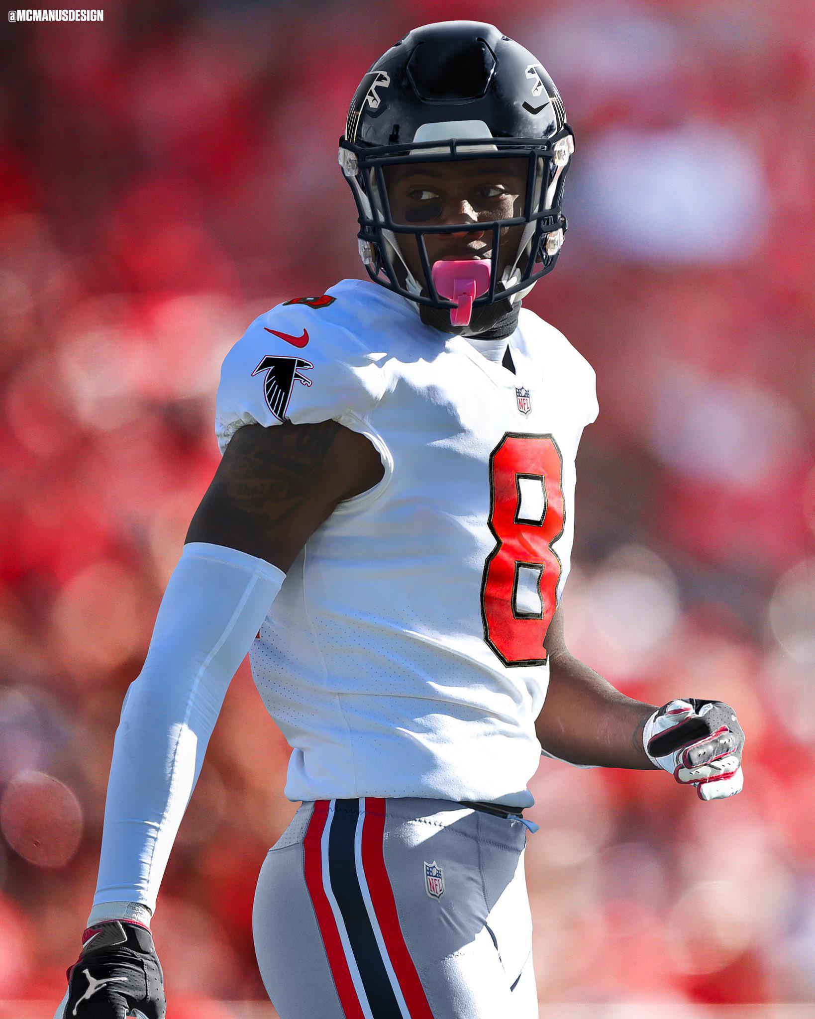 Kyle Pitts looks so good in the throwbacks. r/falcons