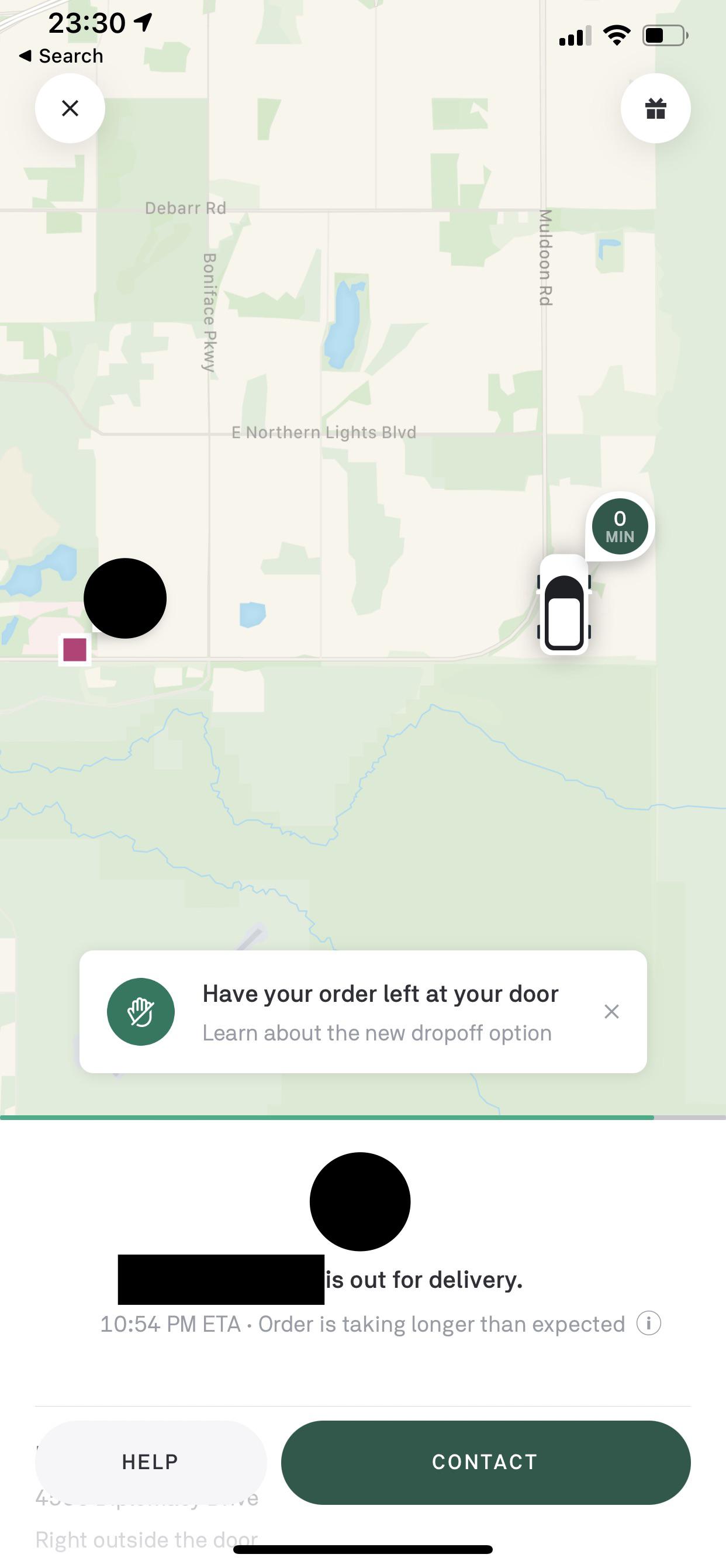 I was the first delivery (ever) for this driver yesterday and they