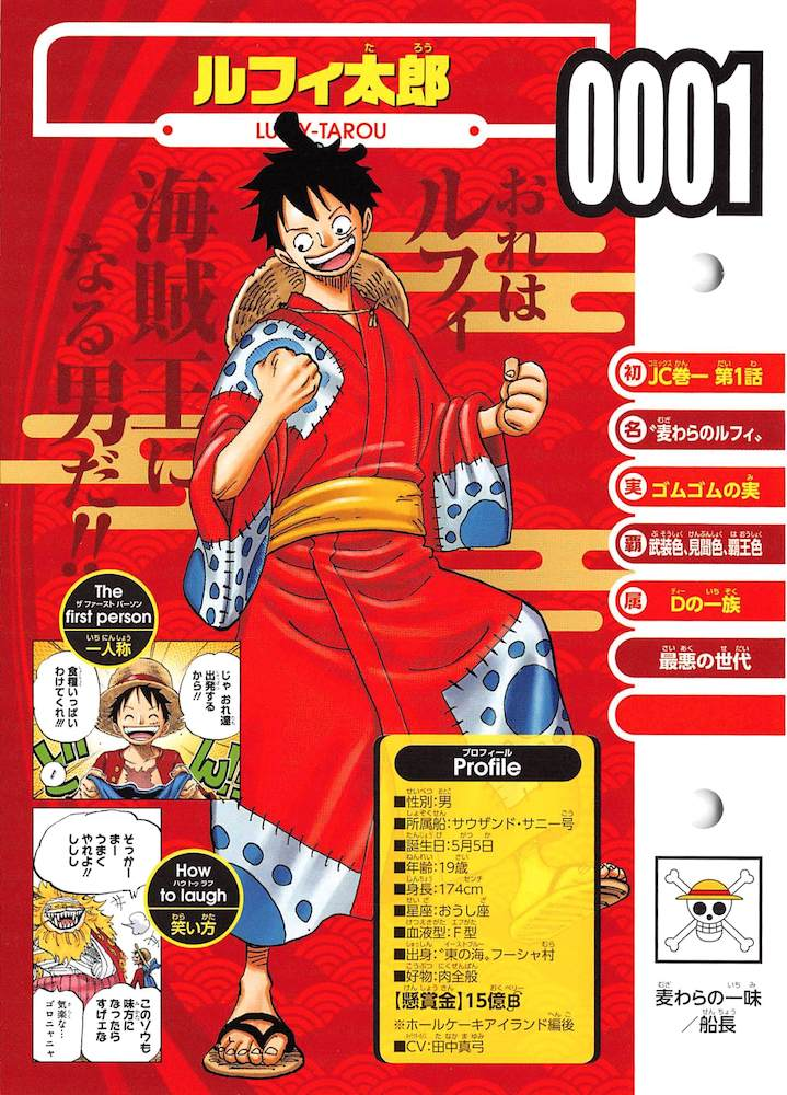 One Piece New Databook VIVRE CARD OnePiece