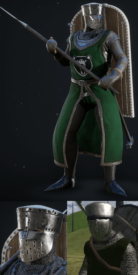 I remade a Rhodok Sergeant build with the new Flat Top