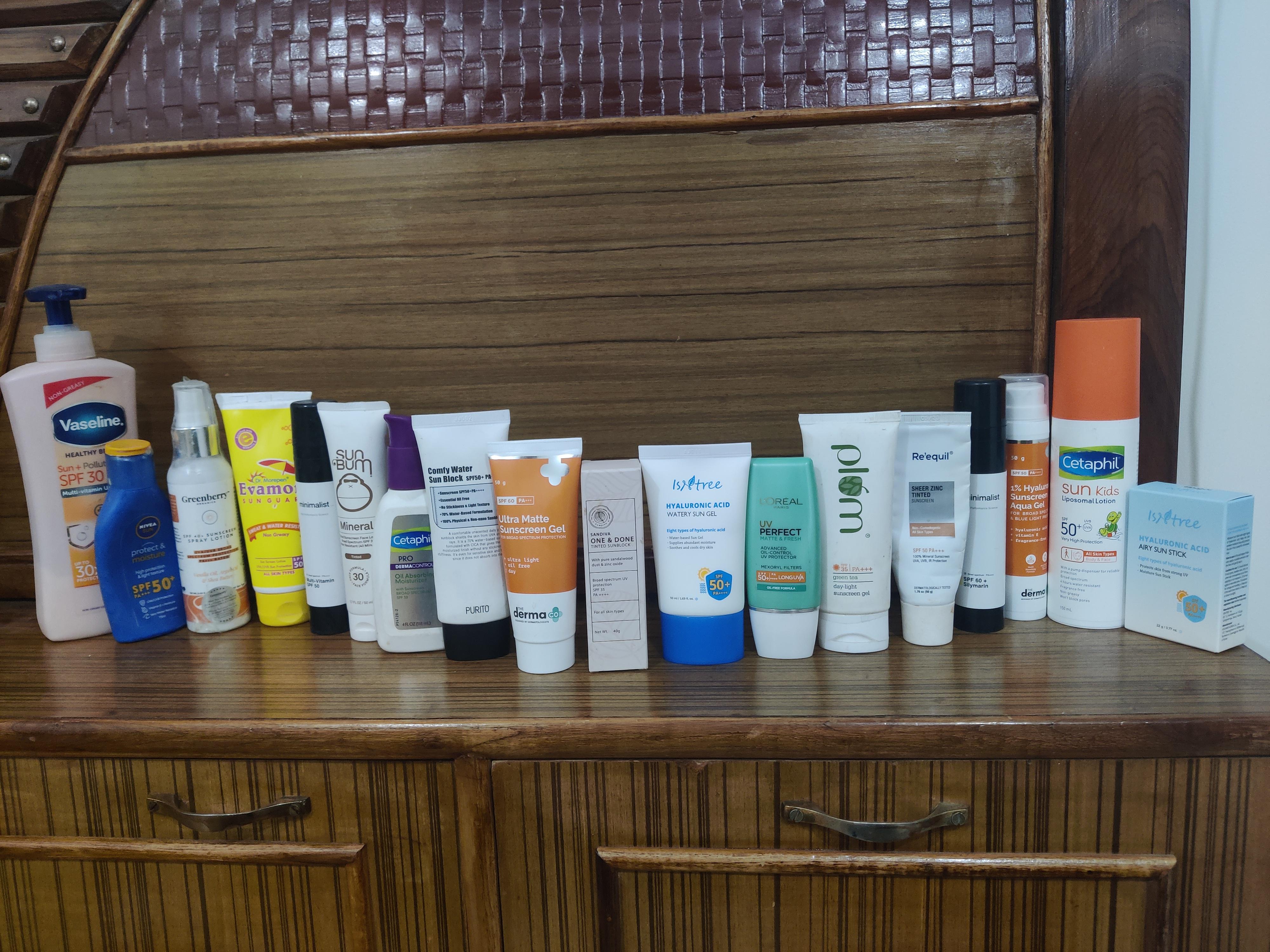I've used all these sunscreens on my sensitive, oily, acne prone skin