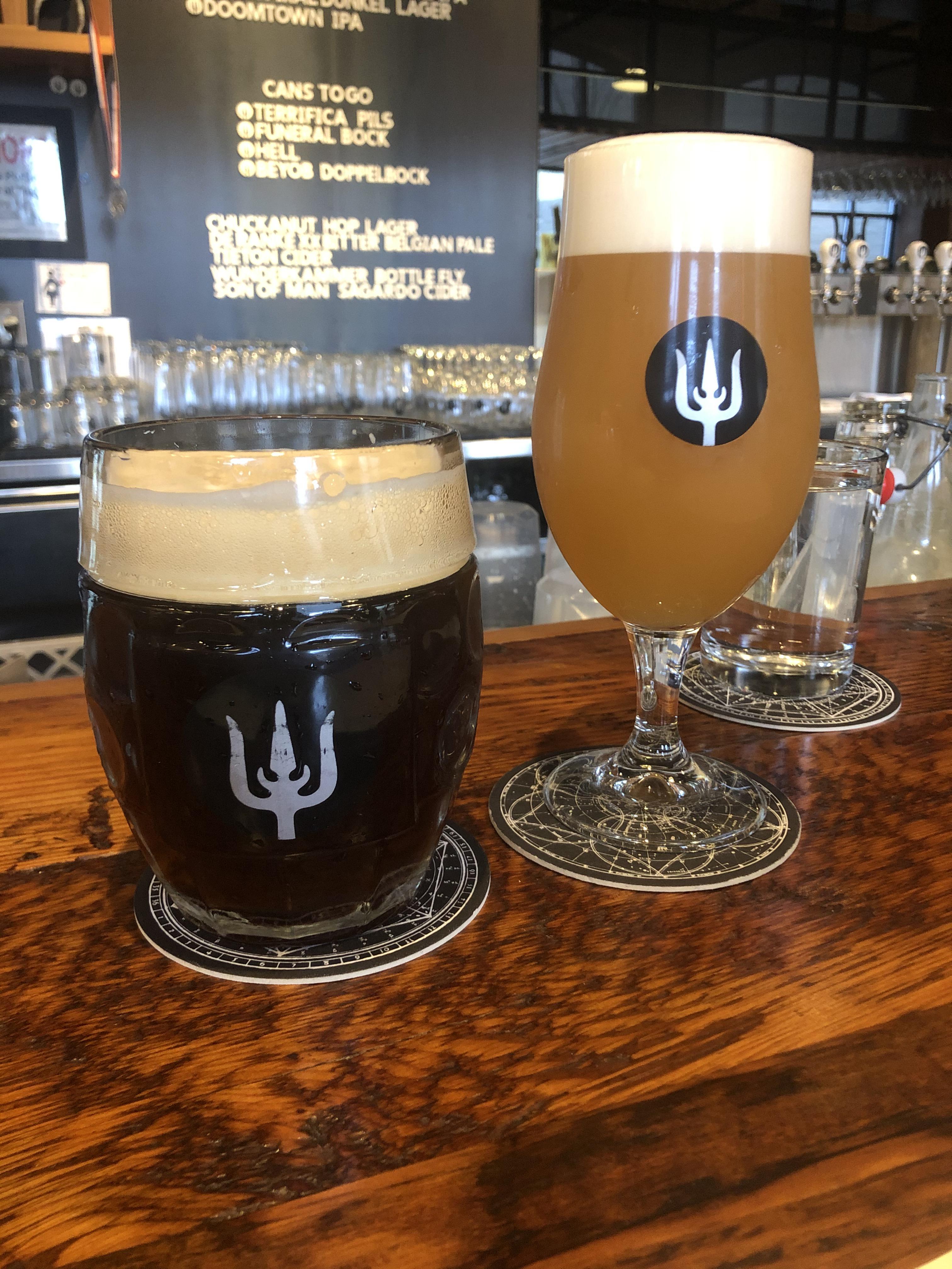 Wayfinder Beer Portland, Oregon. BEYOB (douppelbock brewed in honor