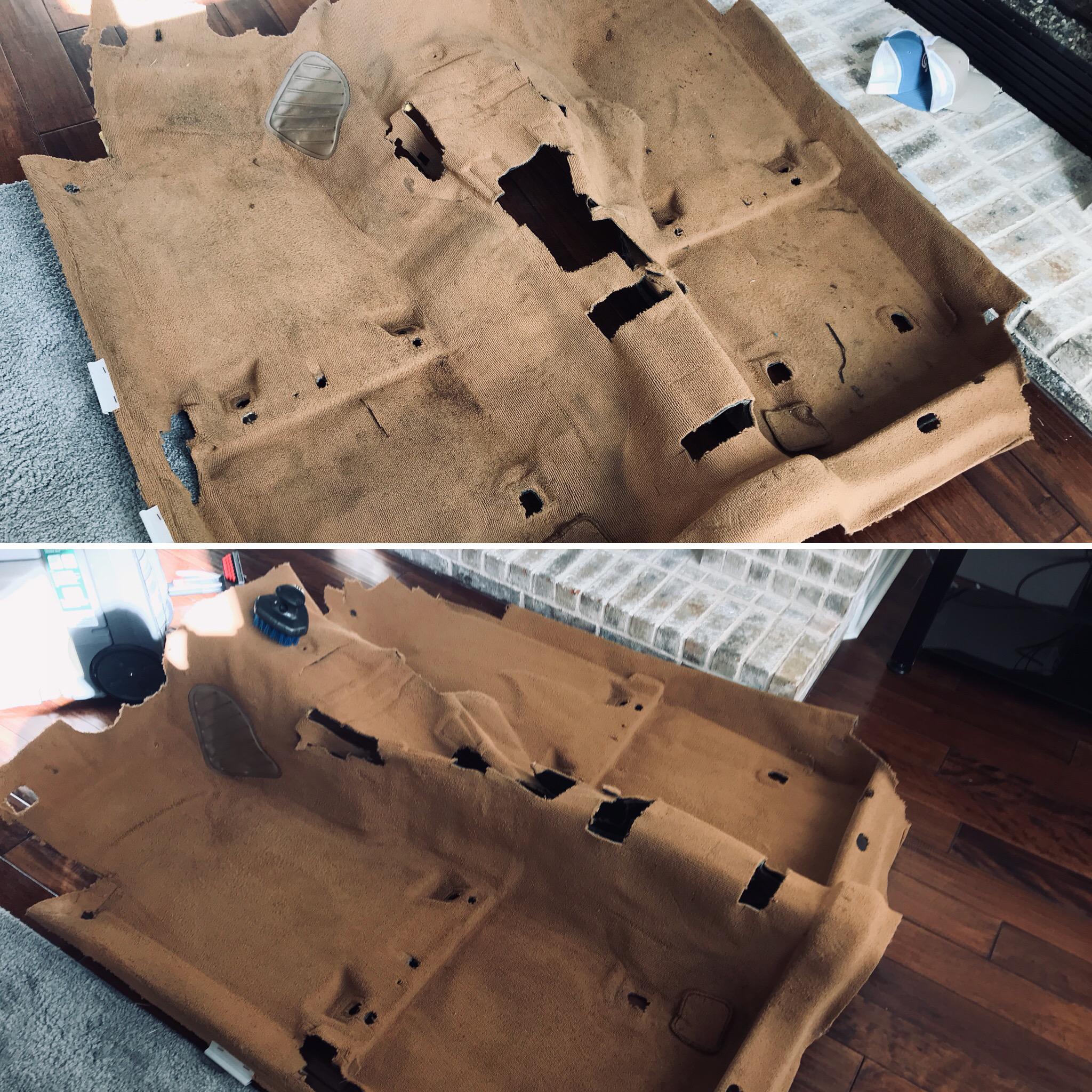 I wanted to share this with yall... I steam cleaned all the dirt and