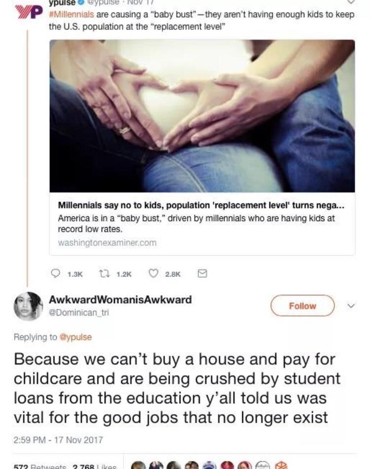 Baby Bust LateStageCapitalism