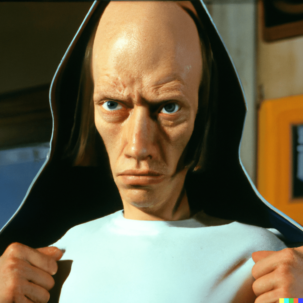 A still of The Great Cornholio in Pulp Fiction (1994) r/dalle2
