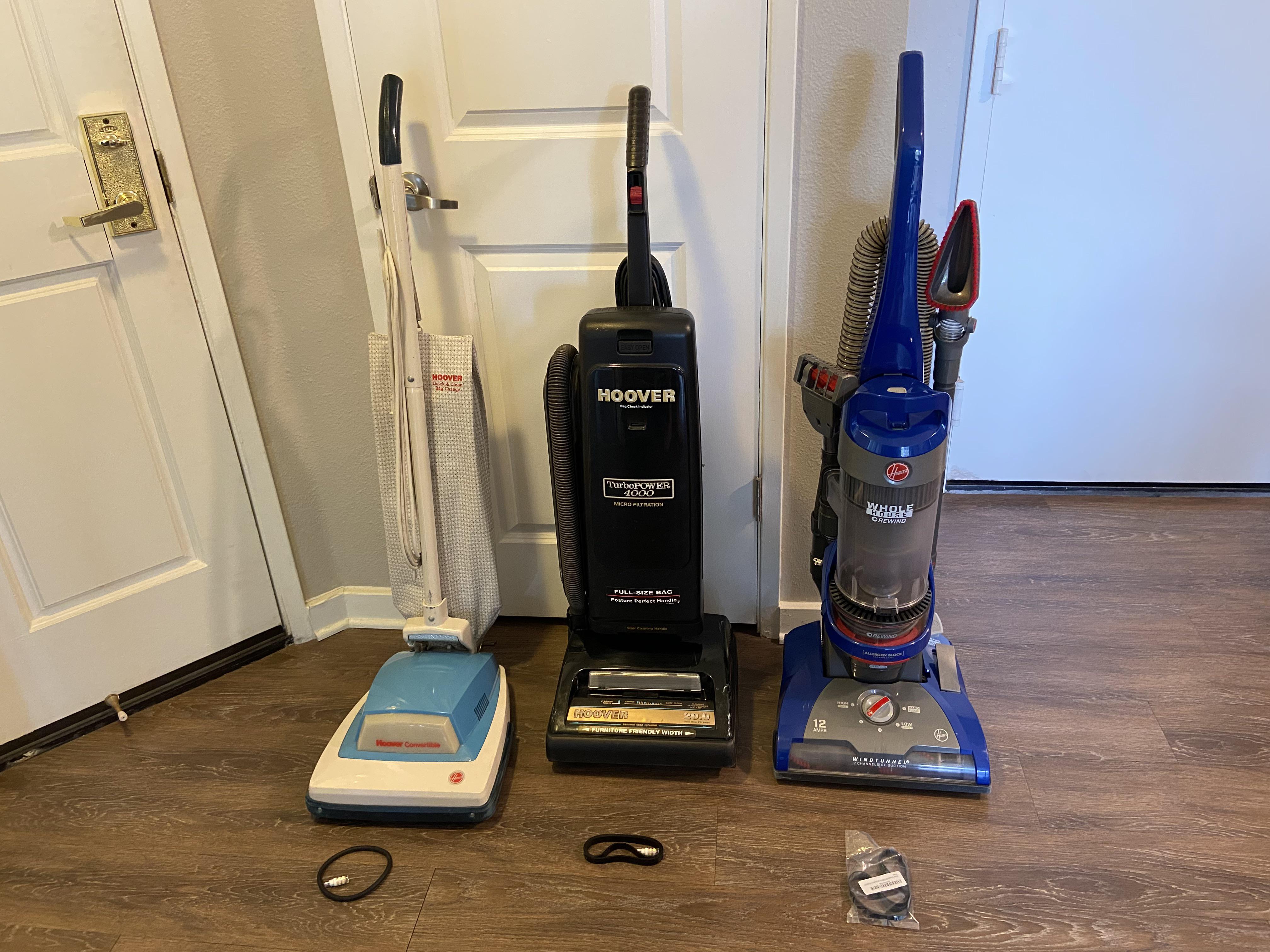 It’s Hoover Repair Day. You get a belt, you get a belt, everybody gets