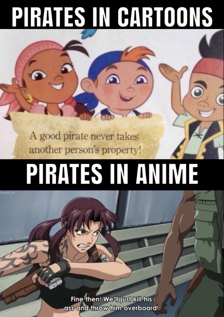 Black Lagoon Knife Meme