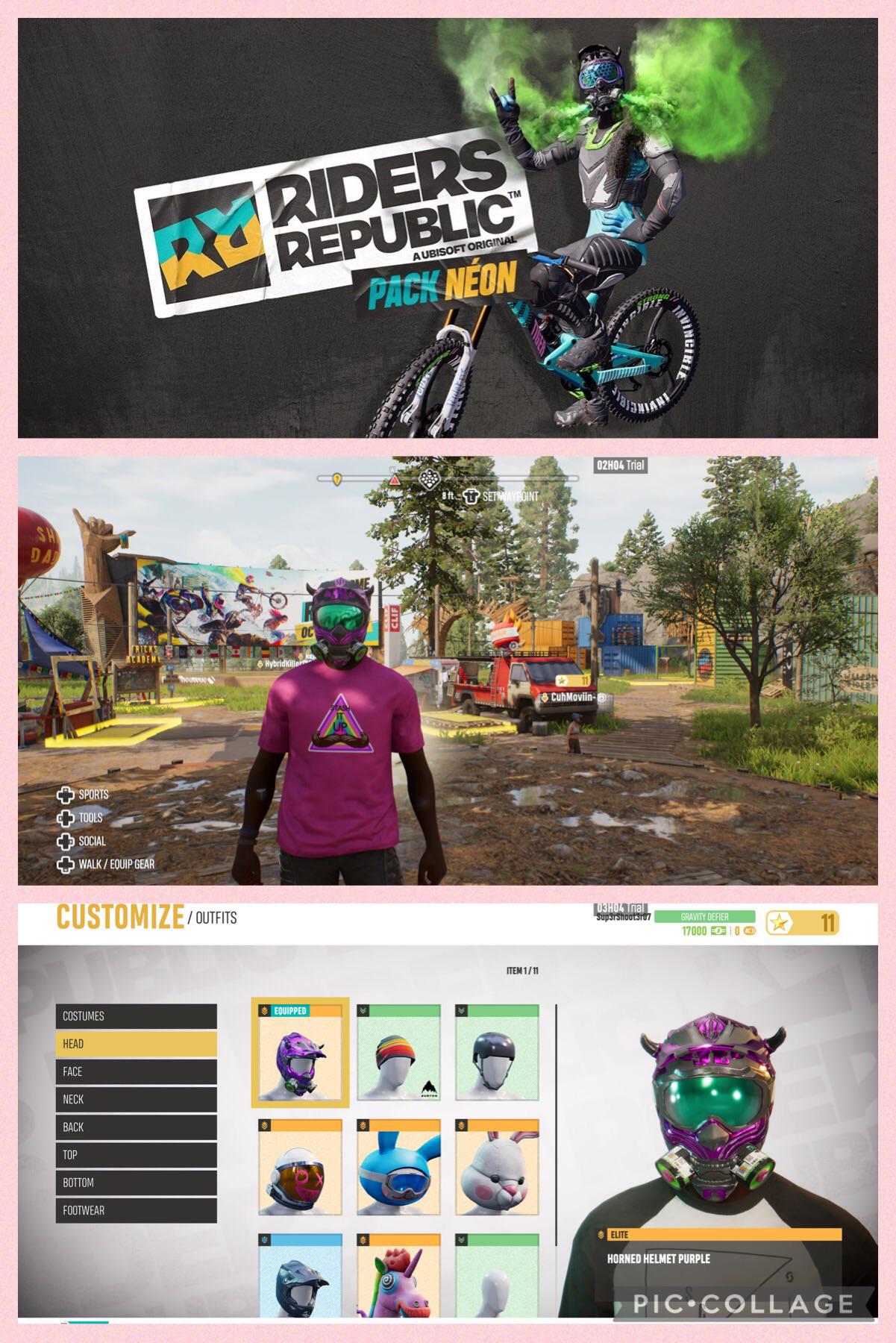 Isn’t the Neon Pack helmet supposed to have green smoke? That’s the