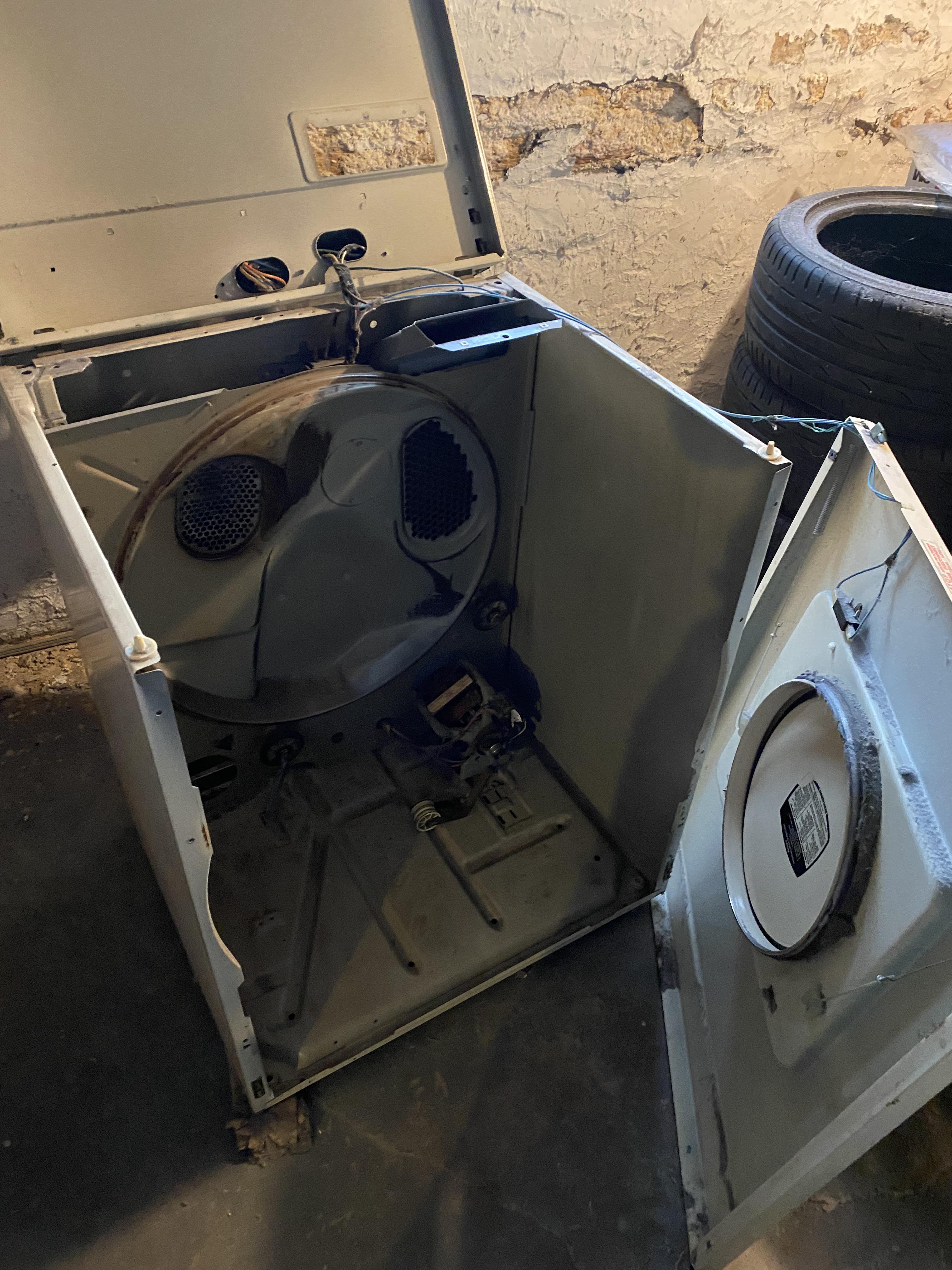 Cleaned and serviced my 33 year old dryer. r/Frugal