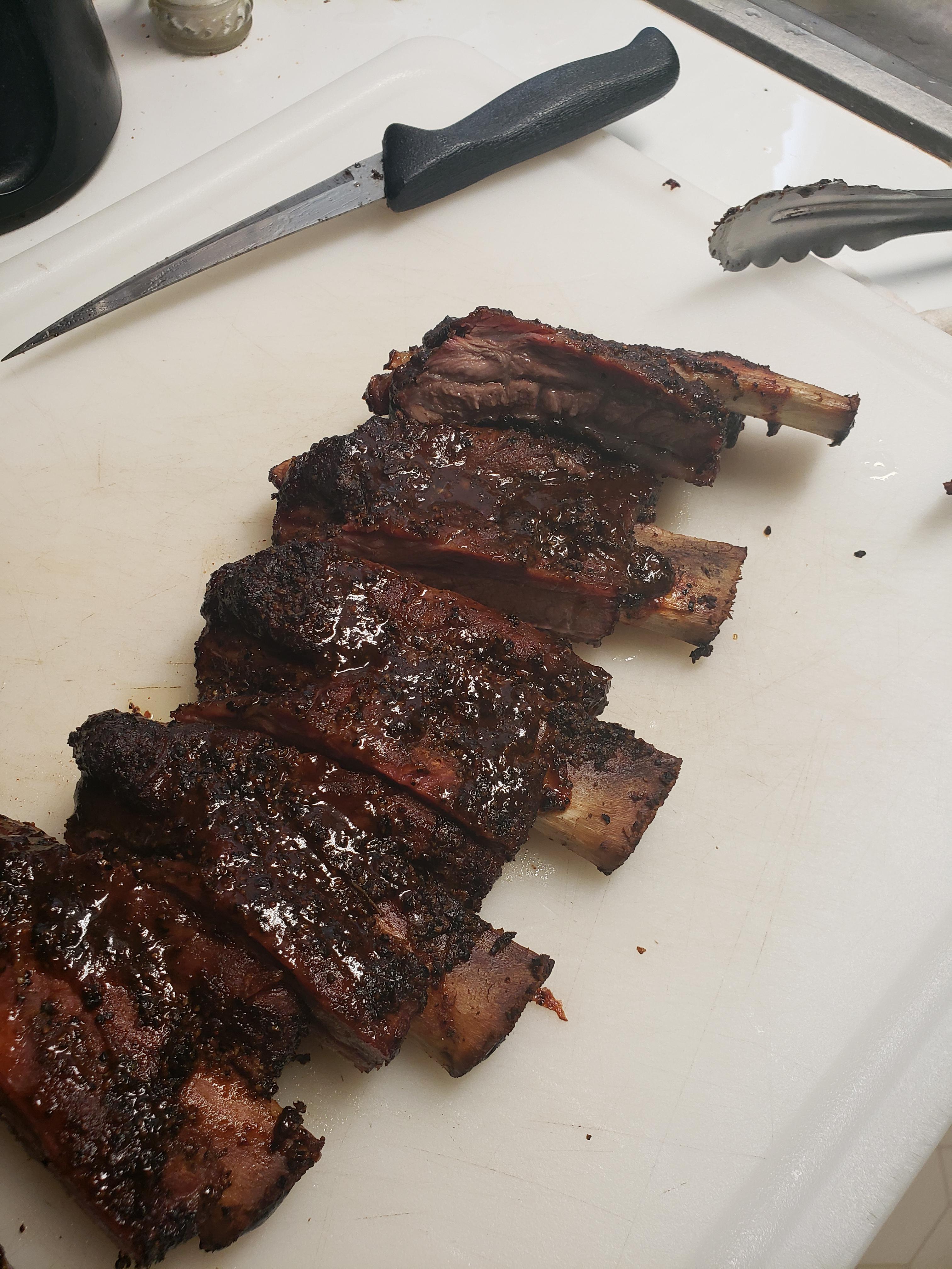 Best beef ribs I've ever smoked. r/BBQ