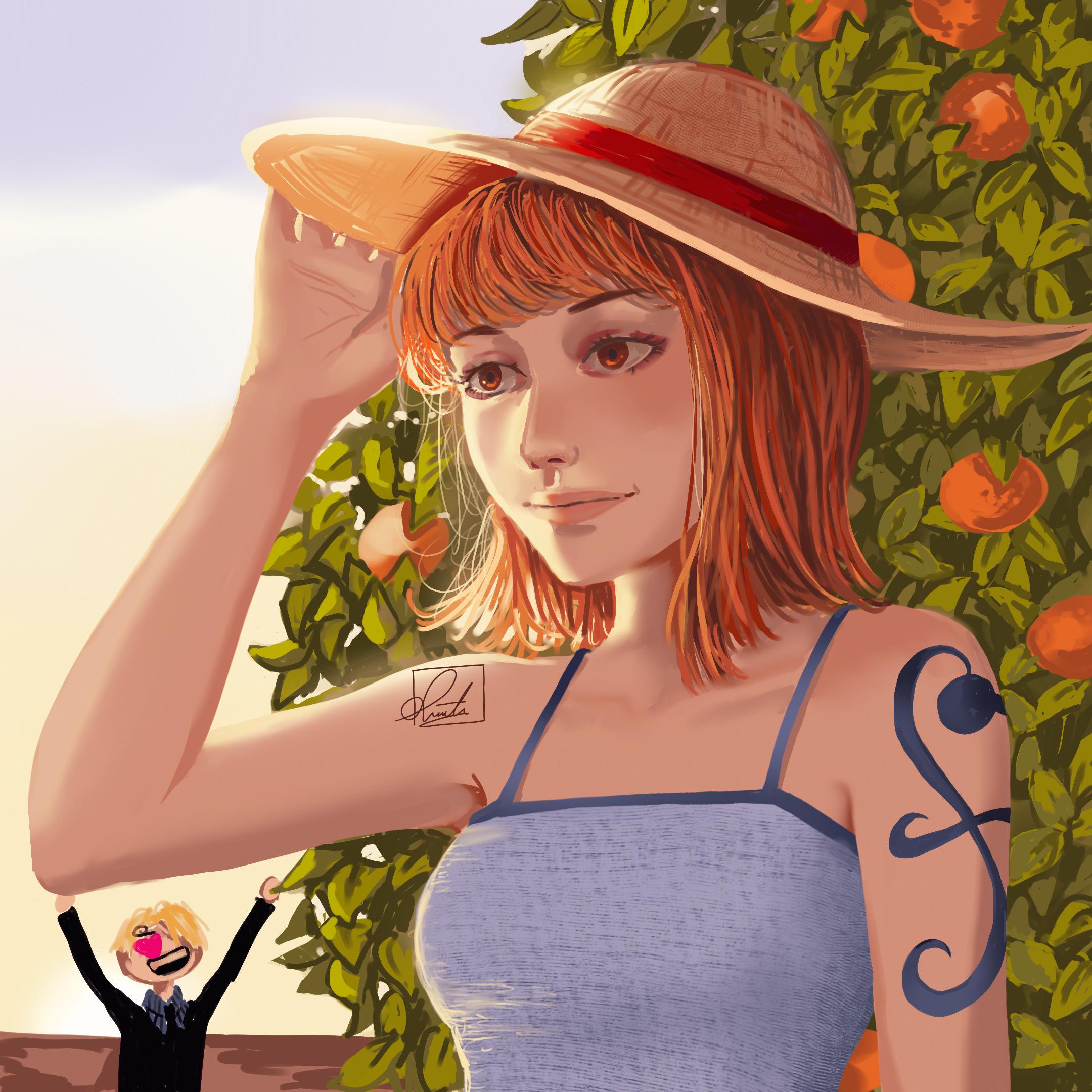 Nami and her Tangerine Garden r/OnePiece
