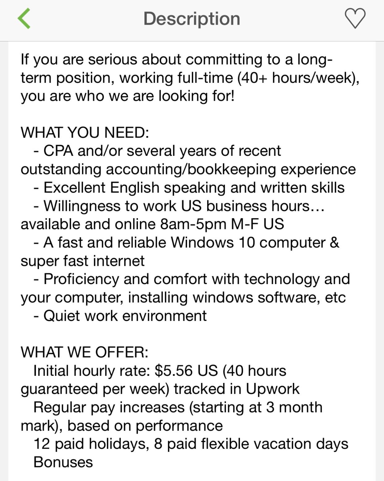 Upwork is a joke. r/Accounting