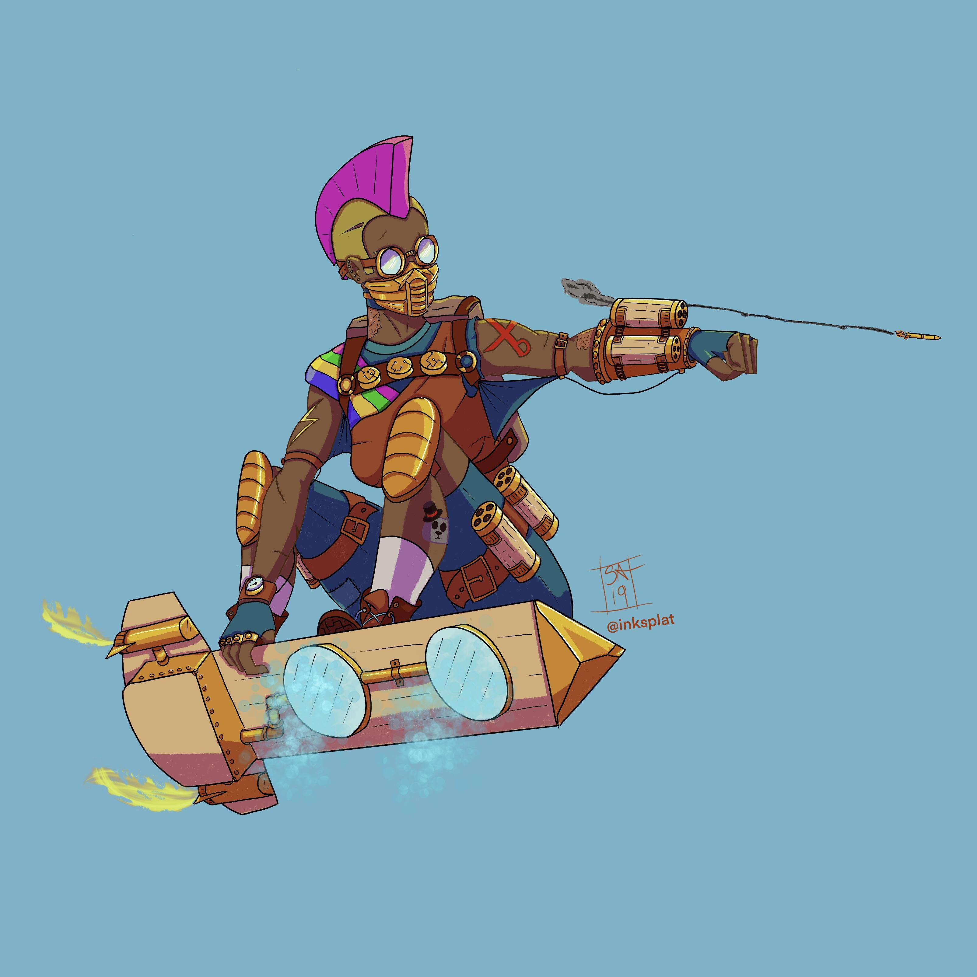 [WAR][OC] Shake, Knightage Magineer characterdrawing