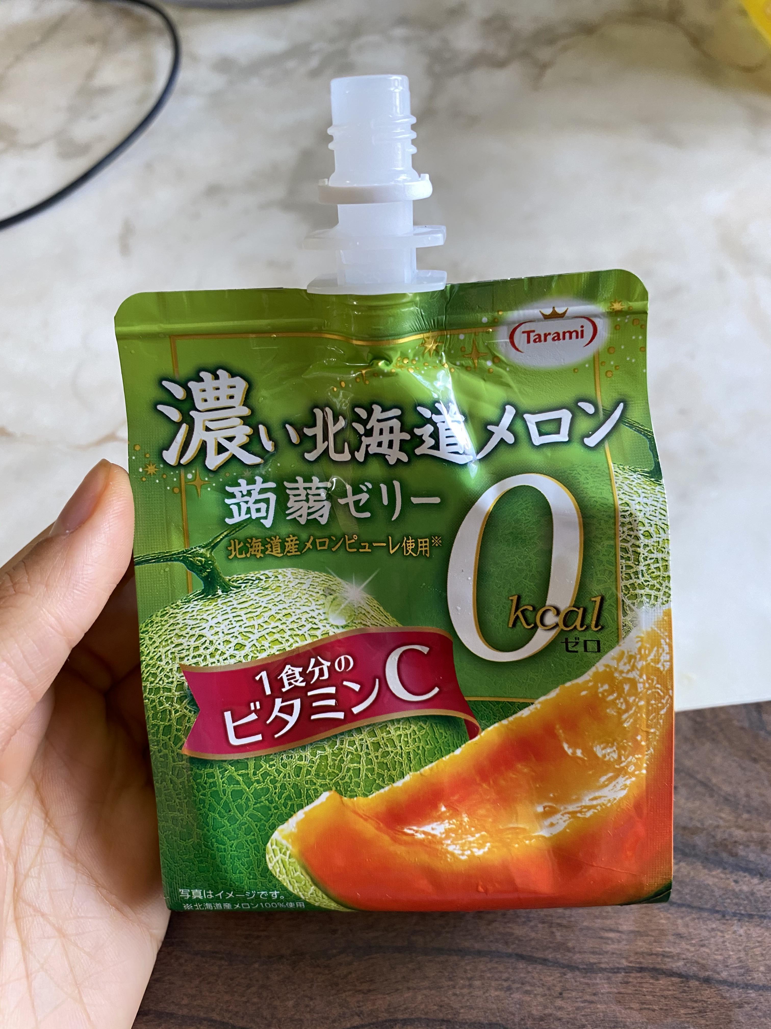 0 calorie melon flavored Konjac jelly drink! r/1200isplenty