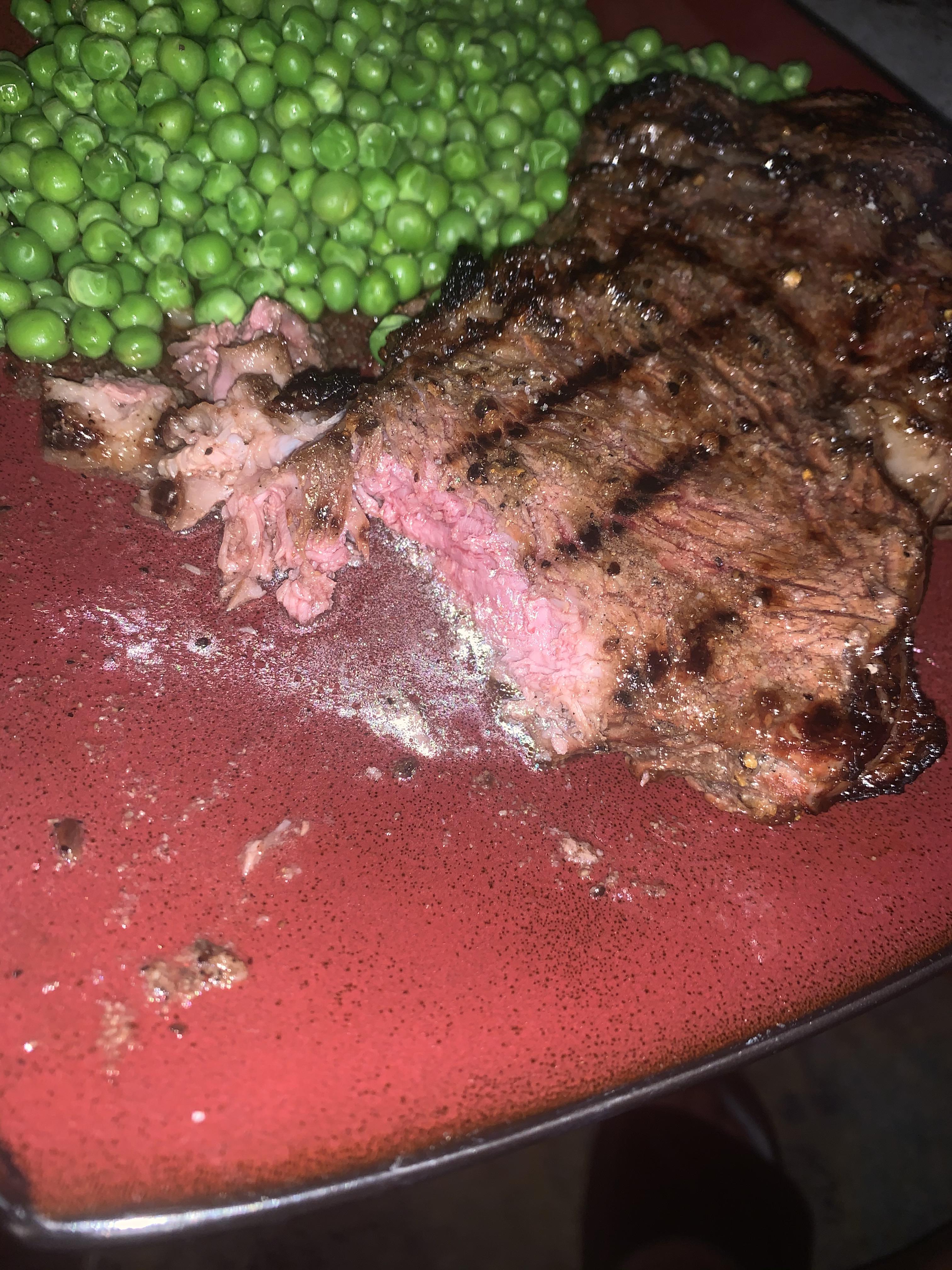 A prime ribeye I just did on the grill. Bought at a local meat market