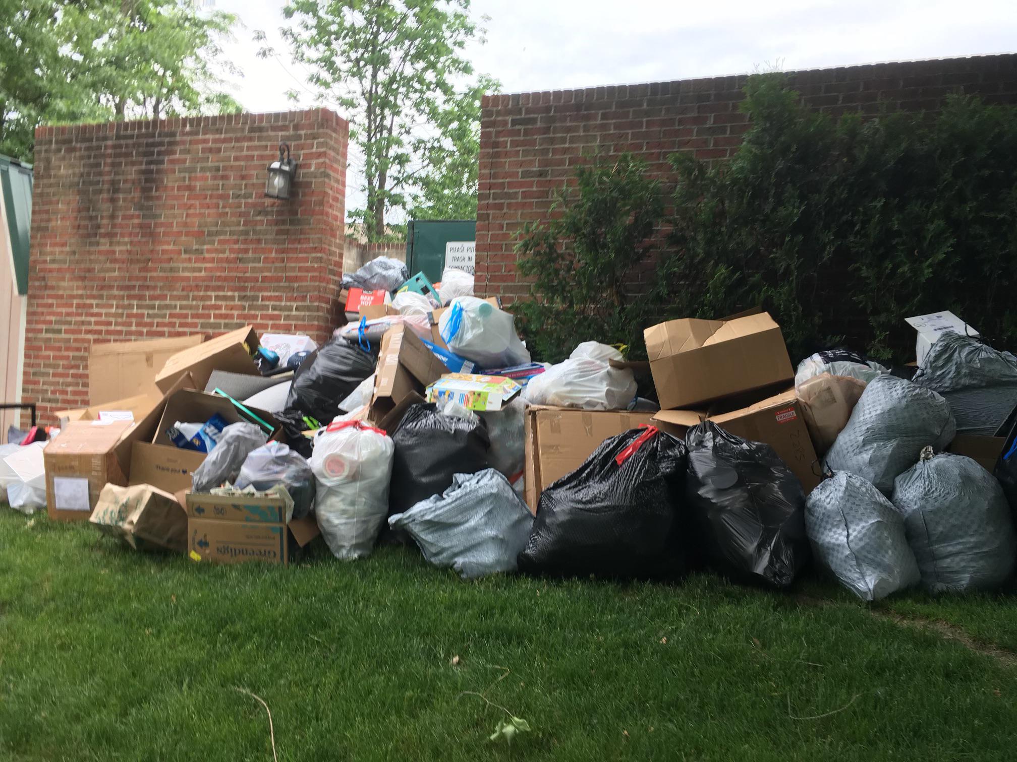 This is what my trash compactor at my apartment looks like every weekend. I believe it is