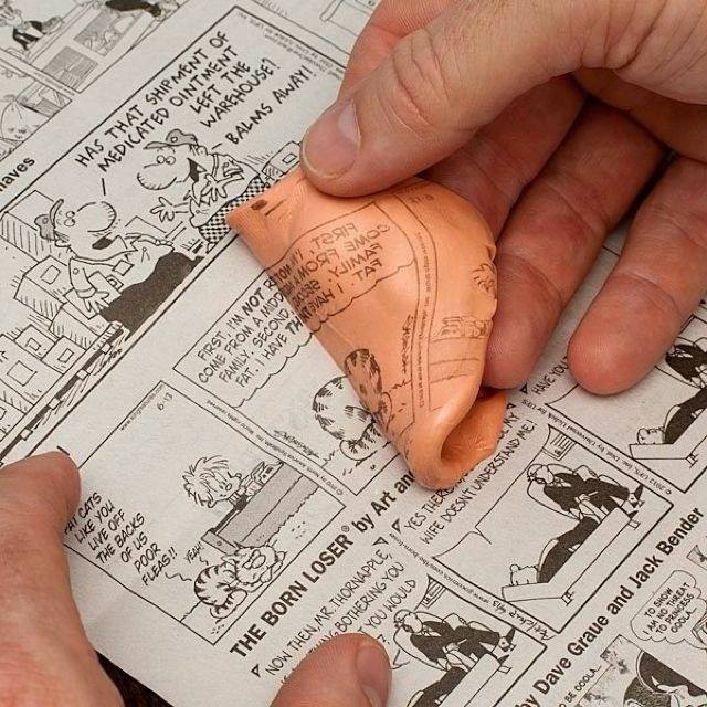 Copying the newspaper with Silly Putty r/nostalgia