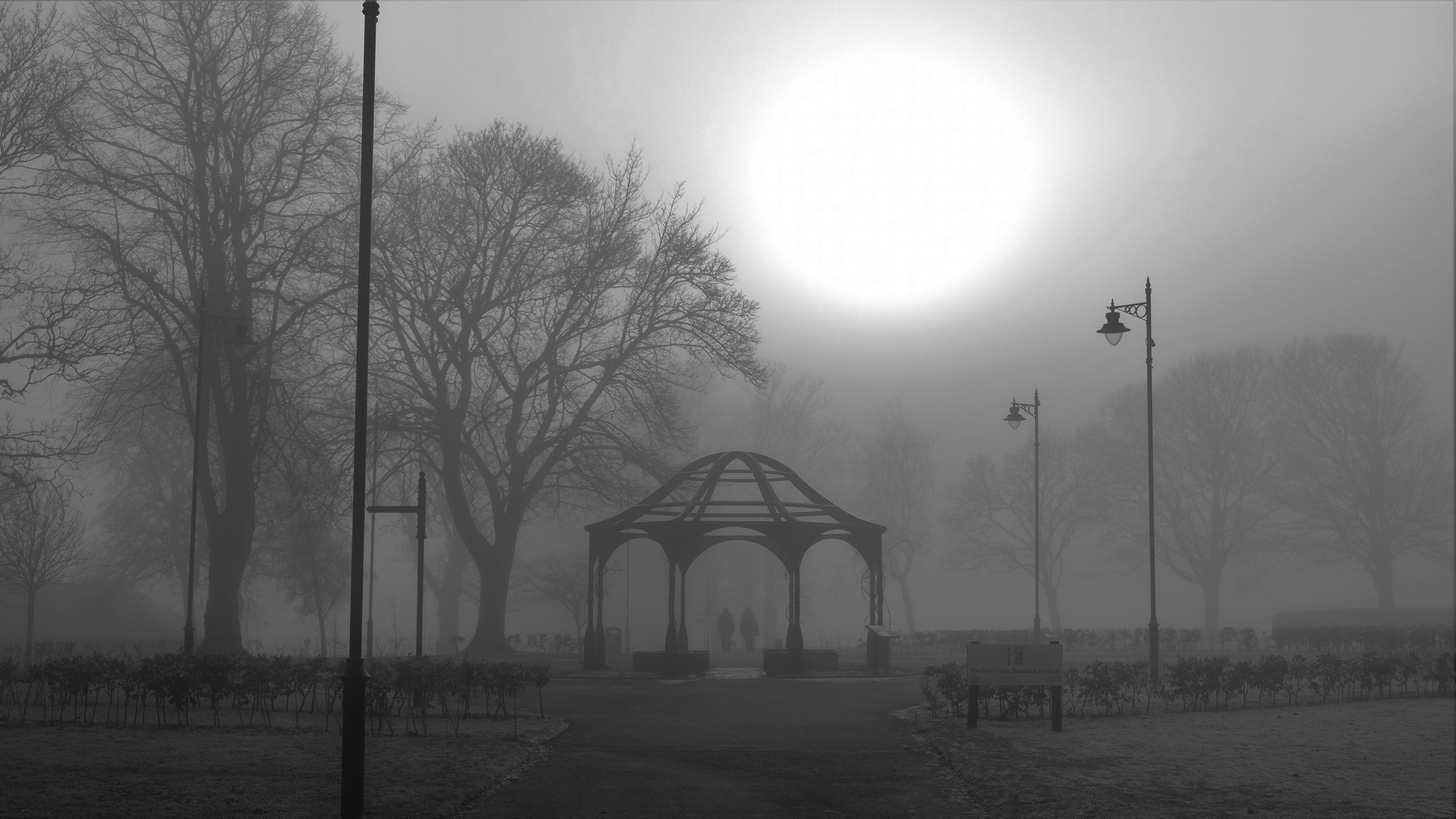 Levengrove Park Dumbarton.Absolutely stunning in the mist! r/Scotland