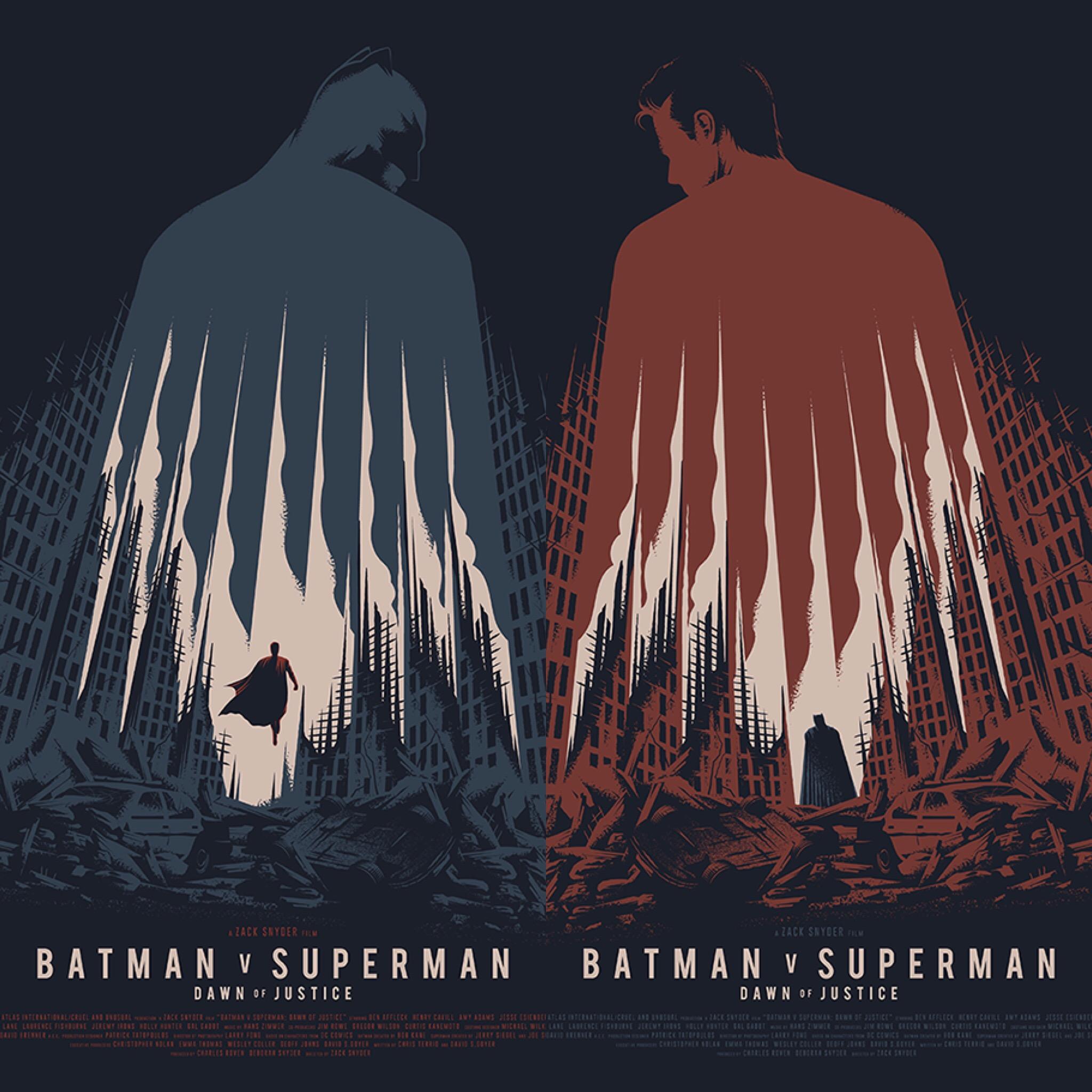 FANART Incredible Batman v Superman posters by tommypocket designs for