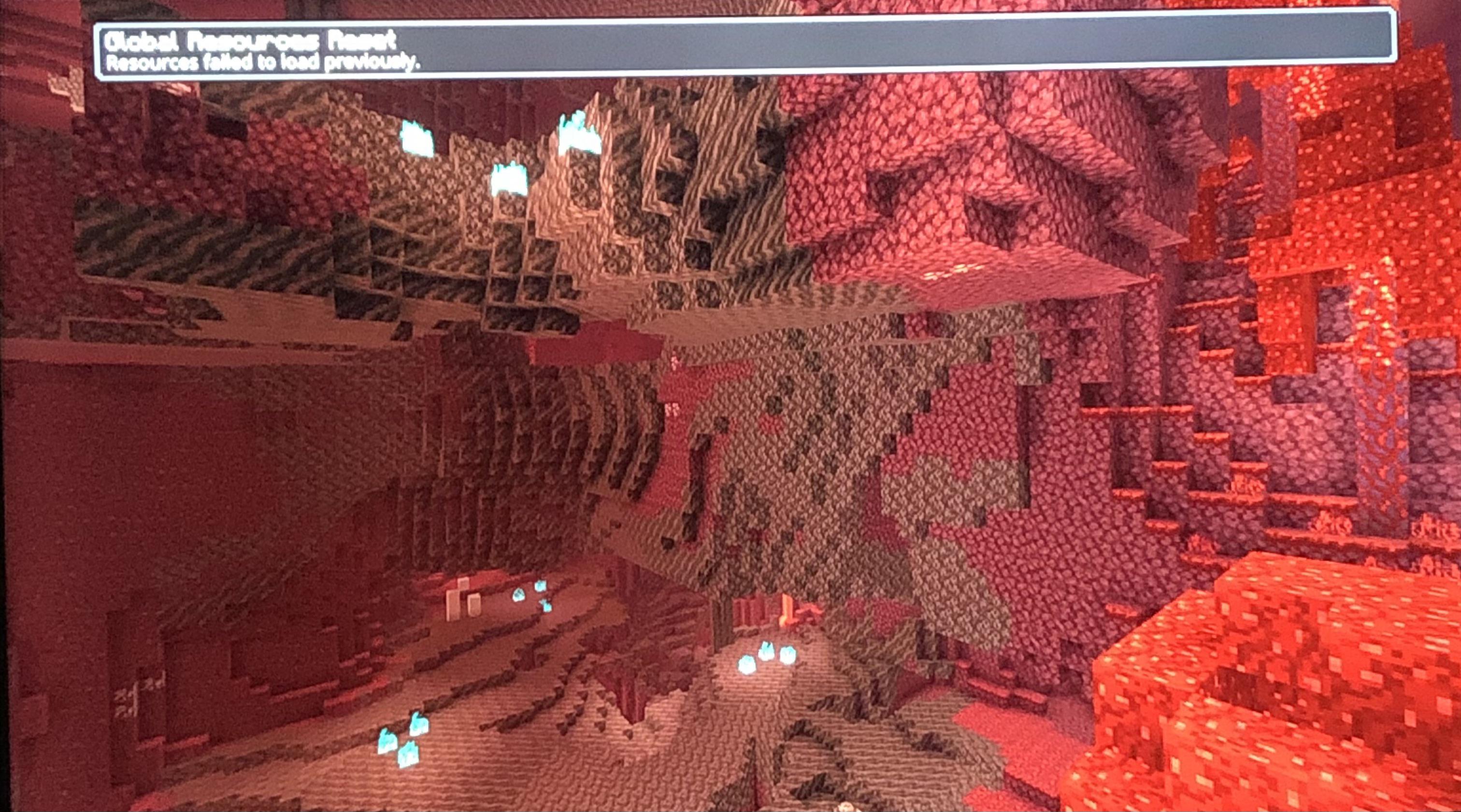 Every time I load up Minecraft (Xbox) it freezes and displays “Global