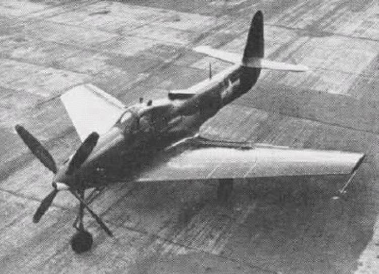 L39 swept wing propeller driven aircraft to test low speed handling of