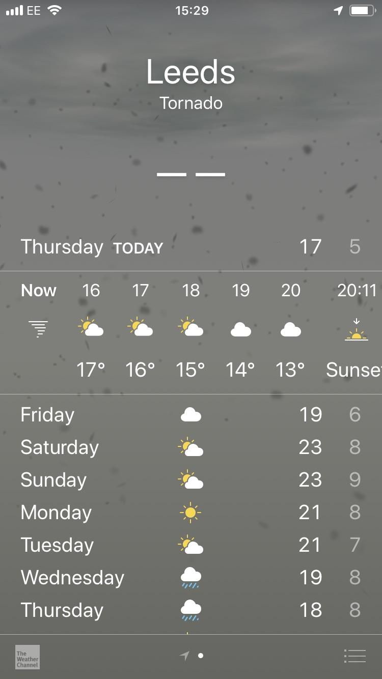 Interesting weather in Leeds today.. r/Leeds