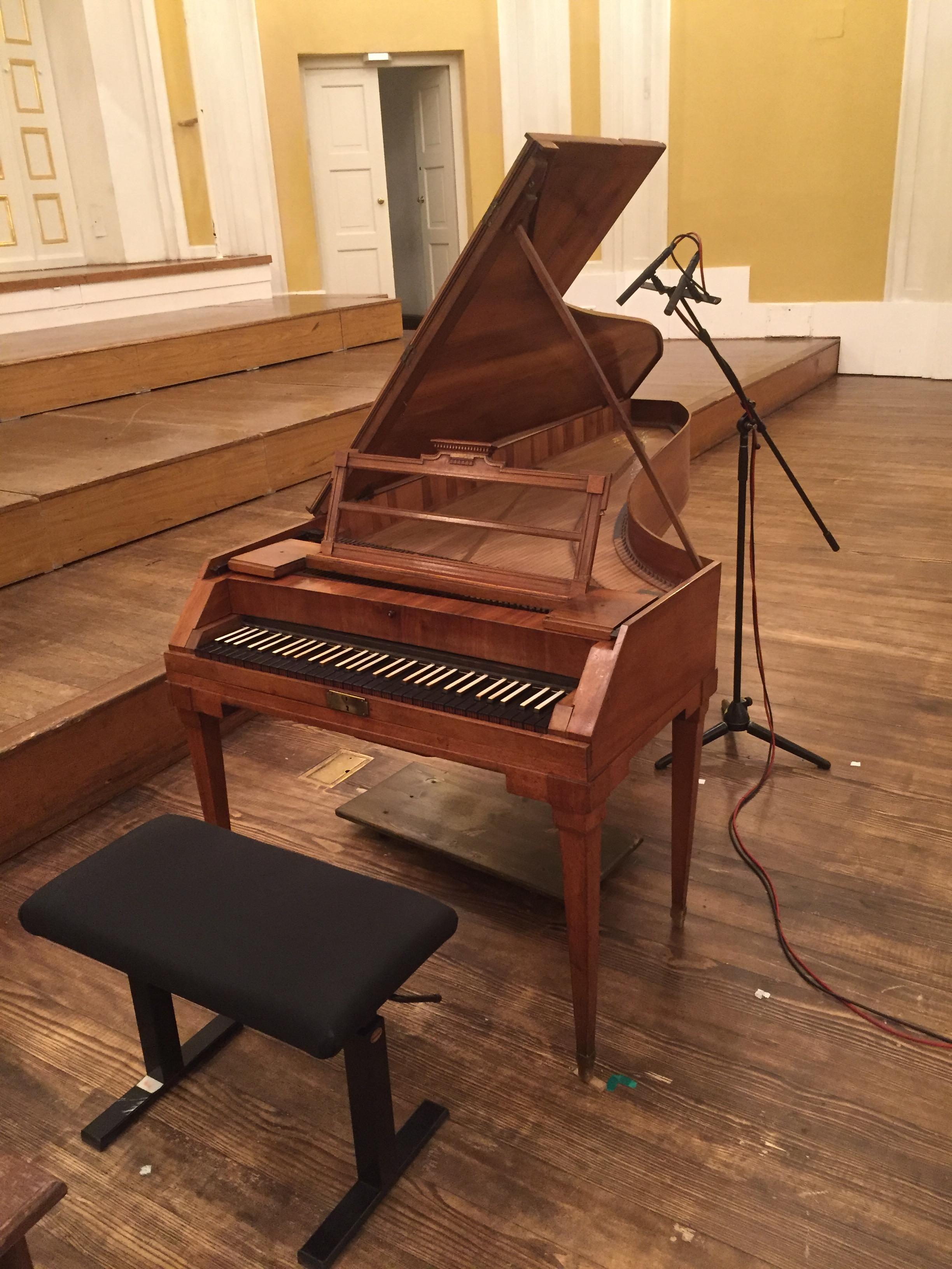 Mozart's Piano bought in 1782 from Anton Walter (famous Viennese piano
