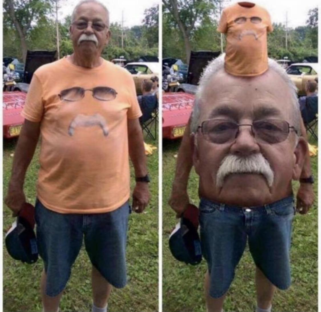 This is a face swap gone wrong funny