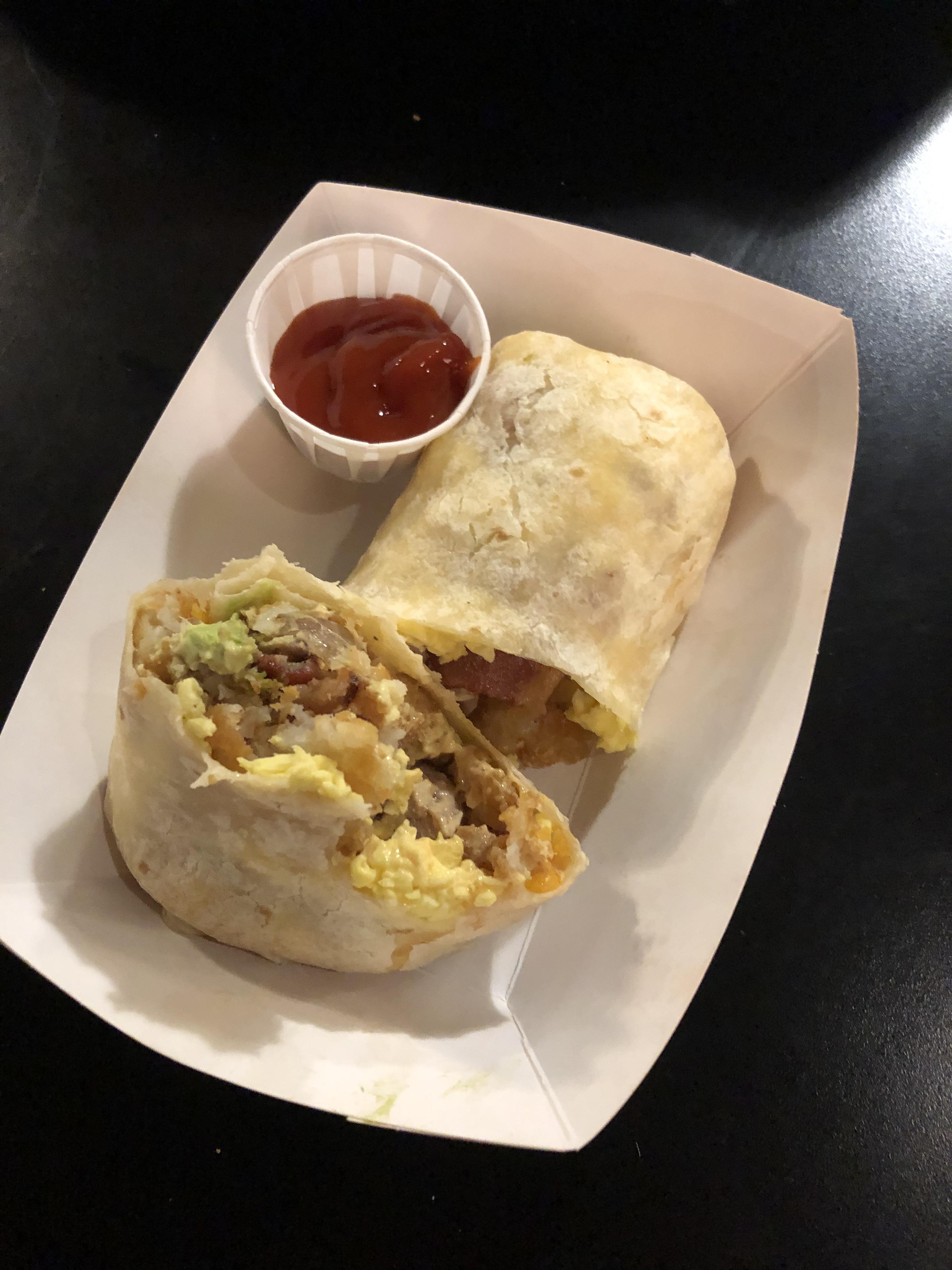 The “Long Beach Burrito” on campus. I give it a B r/CSULB