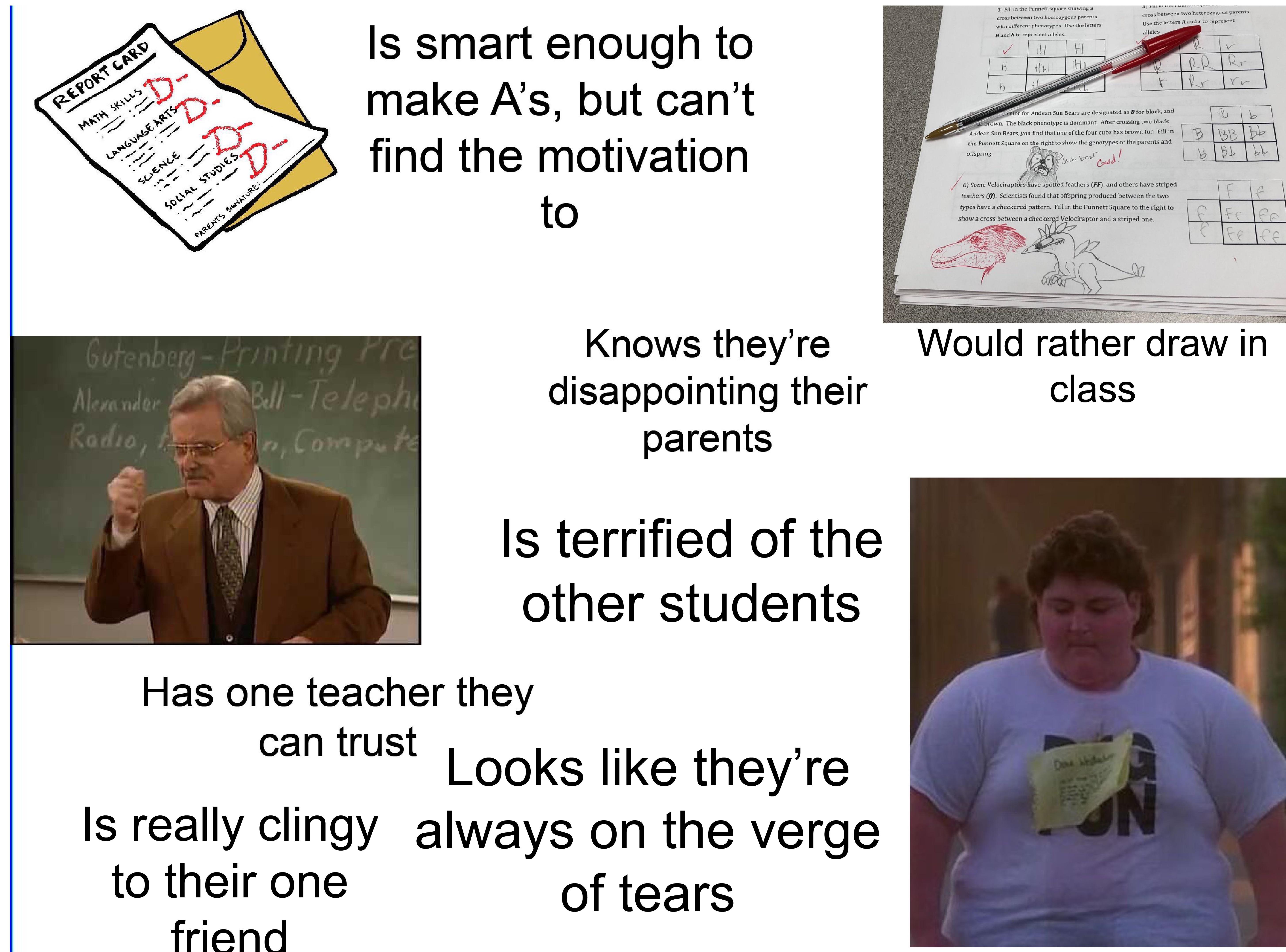 That one quiet kid in class Starterpack r/starterpacks