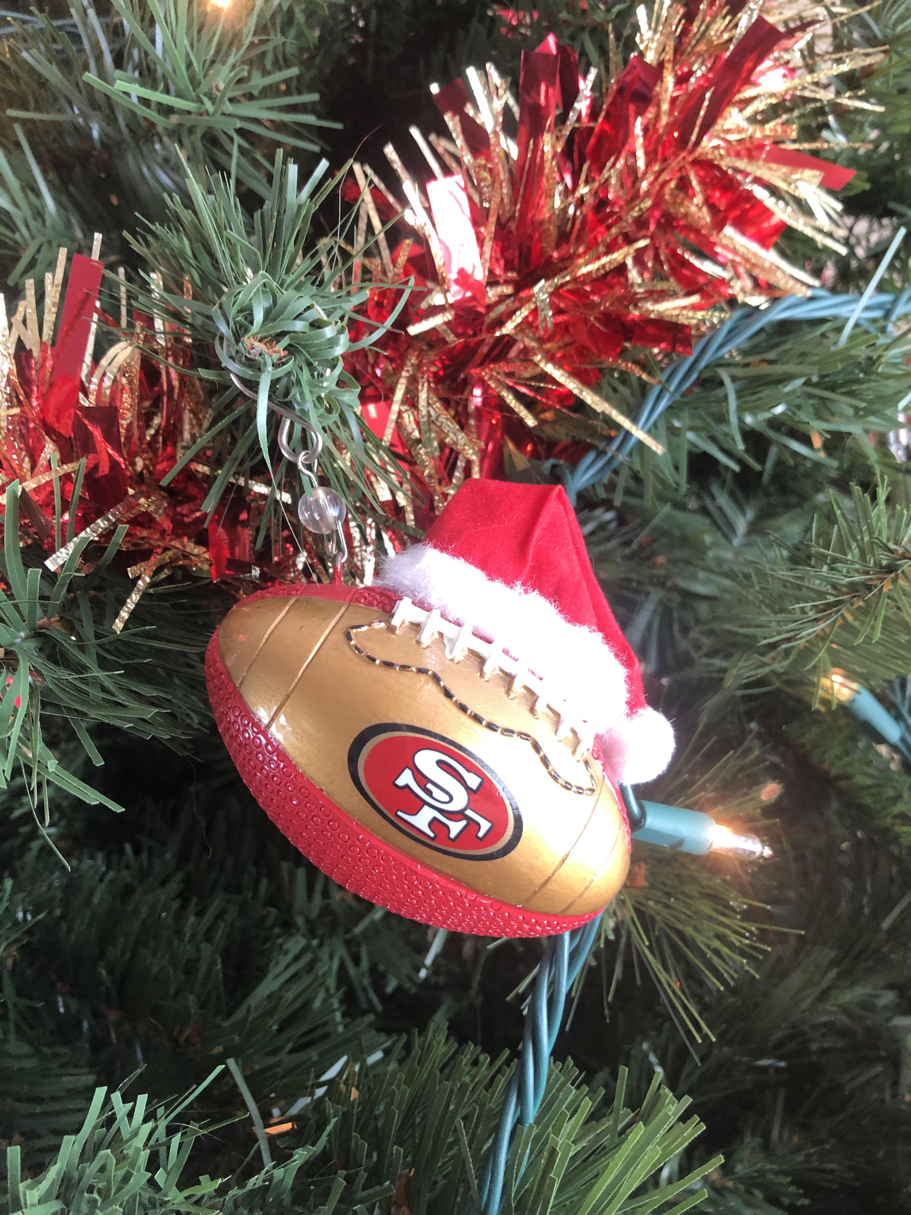 49ers Christmas Trees Best ornament on the tree!!! Go Niners!!!! 49ers