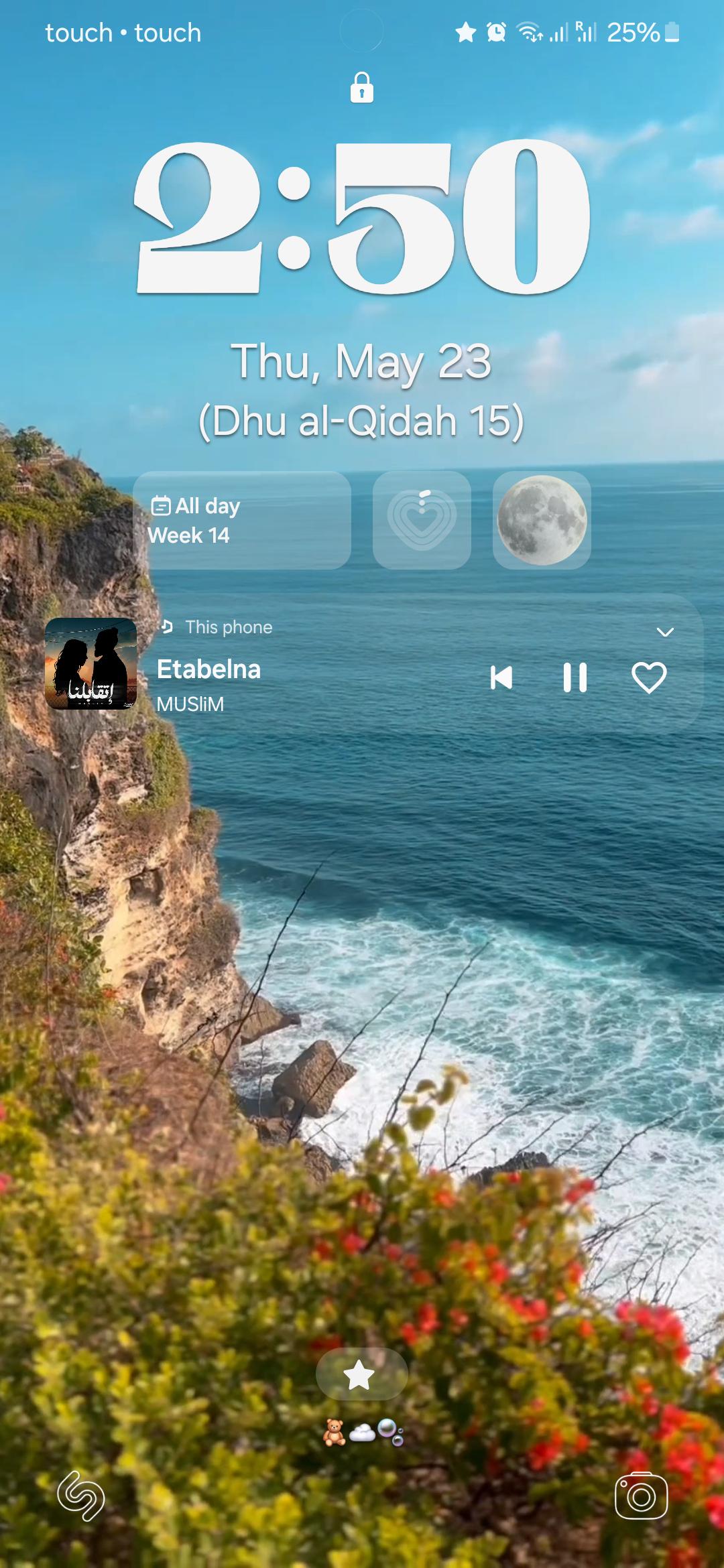 lockscreen clock font r/oneui