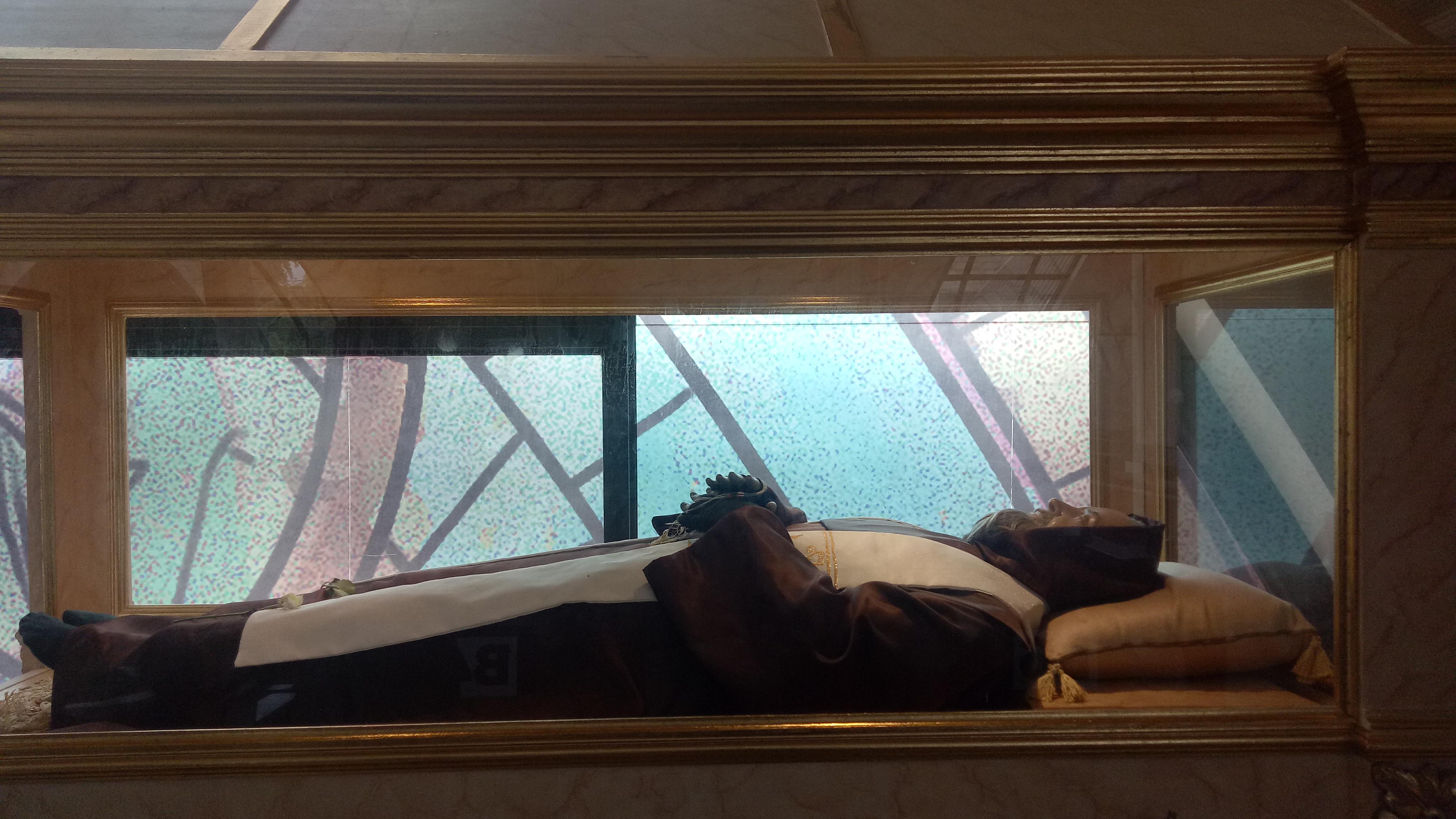 This is an Exact Replica of Body of Padre Pio Located in Padre Pio in Baliuag Bulacan Come and
