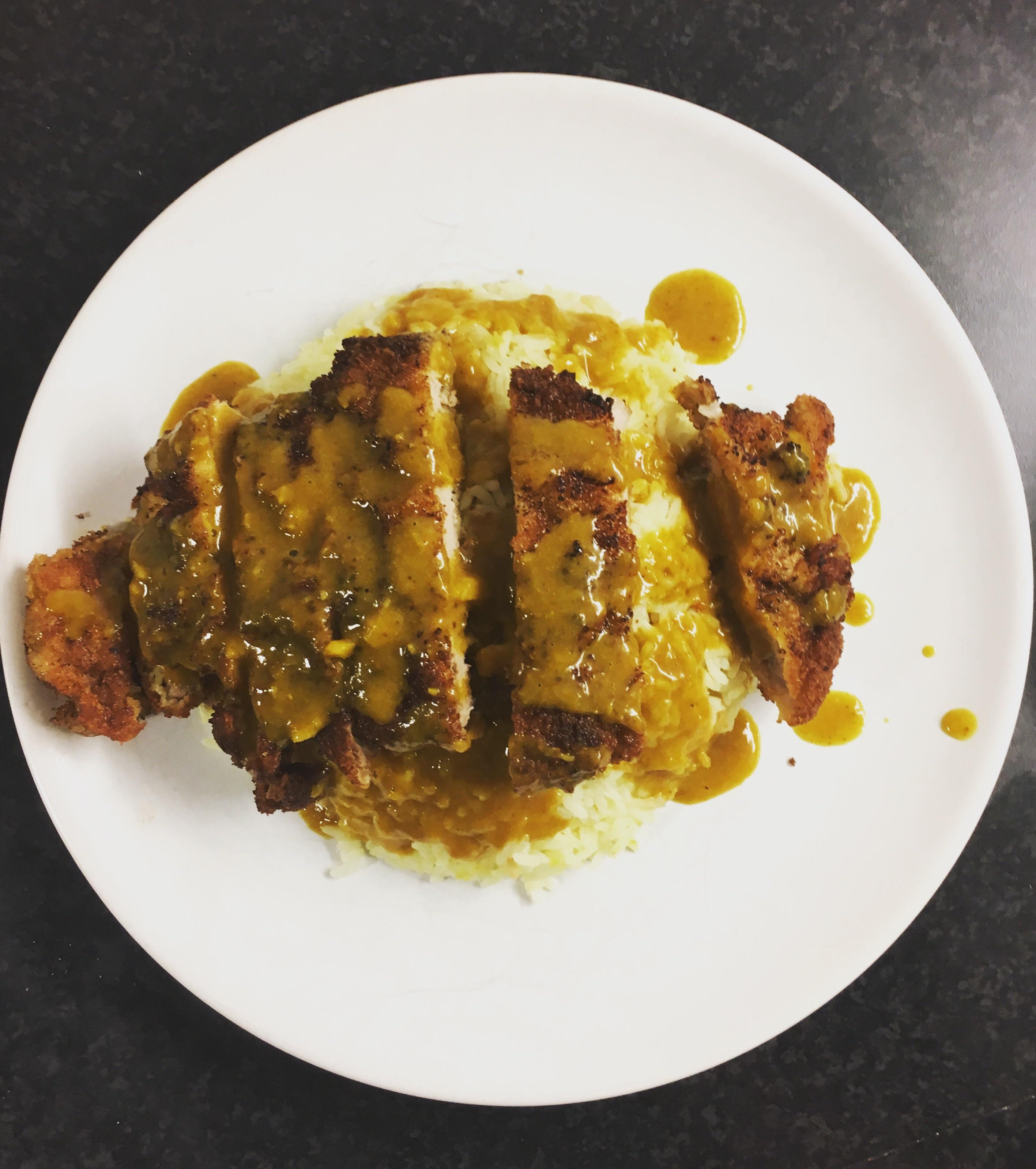 [homemade] Pork Katsu Curry r/food