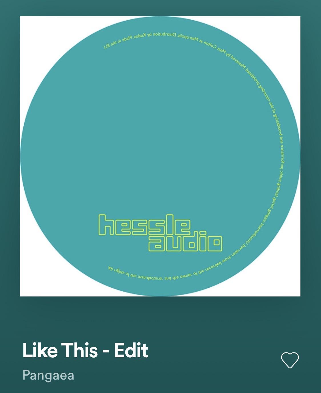 One of the first tracks from Jamie’s essential mix was recently